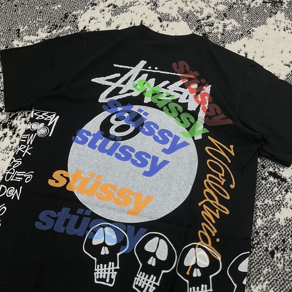 Other STUSSY TEST STRIKE PIGMENT DYED TEE IN BLACK Size US M / EU 48-50 / 2 - 2 Thumbnail