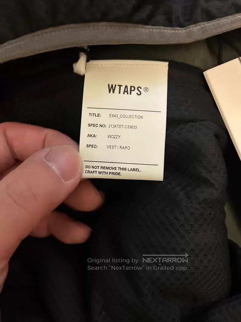 Wtaps Wtaps Fleece Patchwork Zip-up Vest, Military Green Size US XL / EU 56 / 4 - 5 Thumbnail
