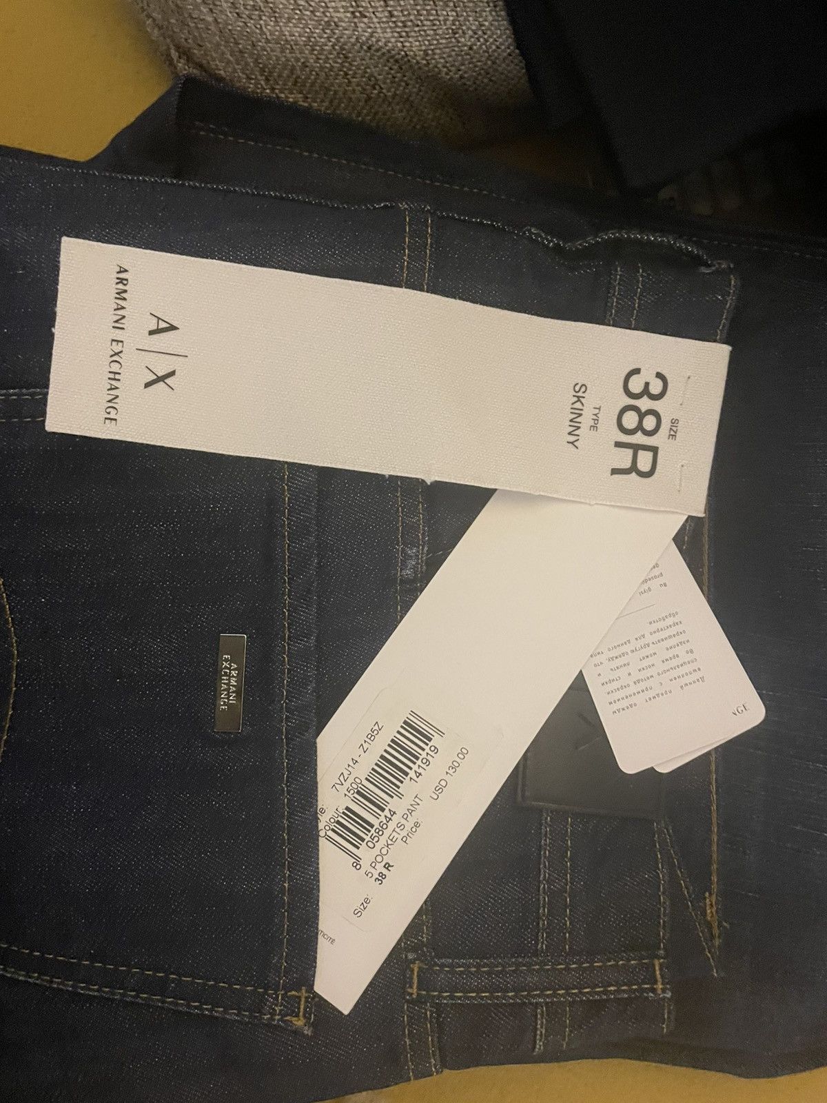 Armani Exchange 38R Skinny Armani Exchange Jeans Size US 38 / EU 54 - 2 Thumbnail