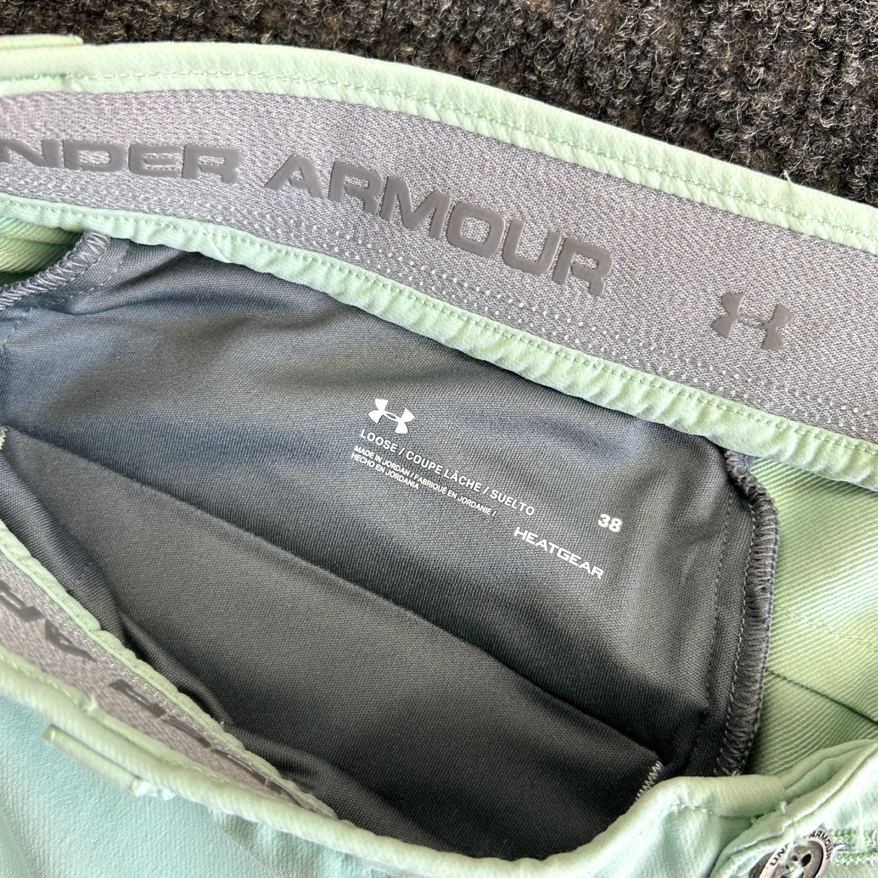 Under Armour Under Armour Mens HeatGear Shorts Loose Golf Mint Tiffany Blue 38 Athleisure Size US 38 / EU 54 - 3 Thumbnail