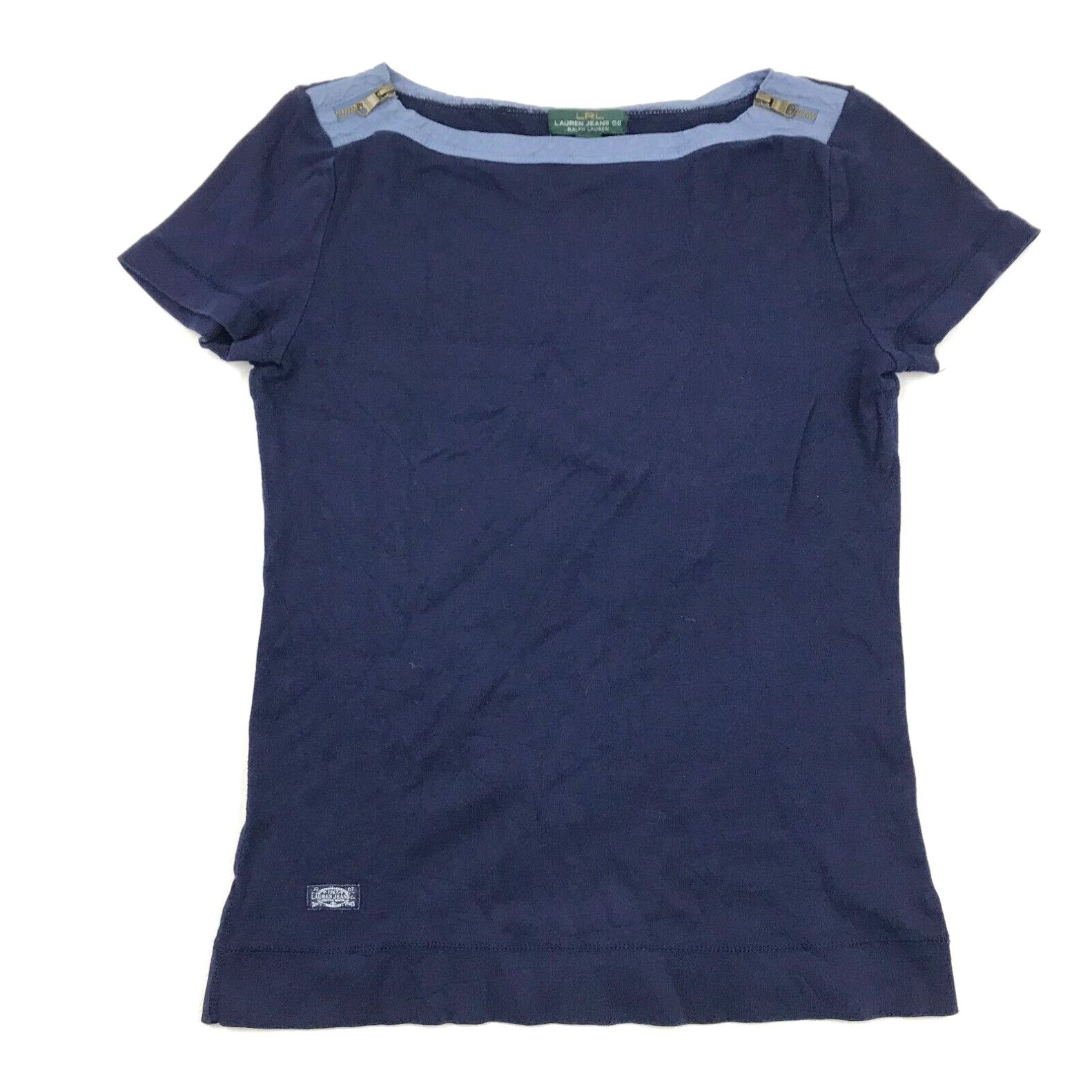 Women's Shirts Lauren Ralph Lauren Blue Casual Tops