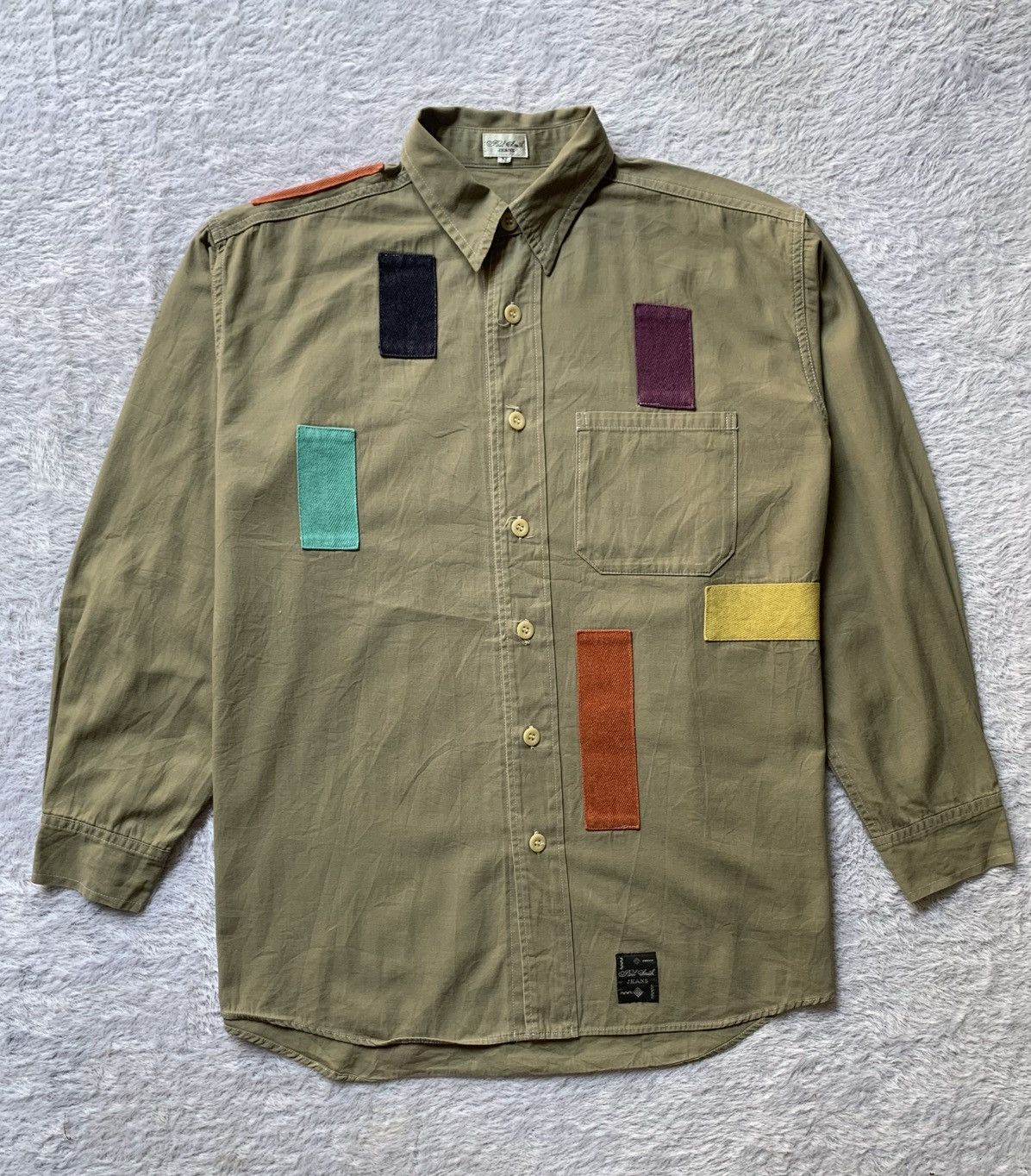 Paul Smith Vintage Paul Smith random patches heavy cotton M Regular Size US M / EU 48-50 / 2 - 1 Thumbnail