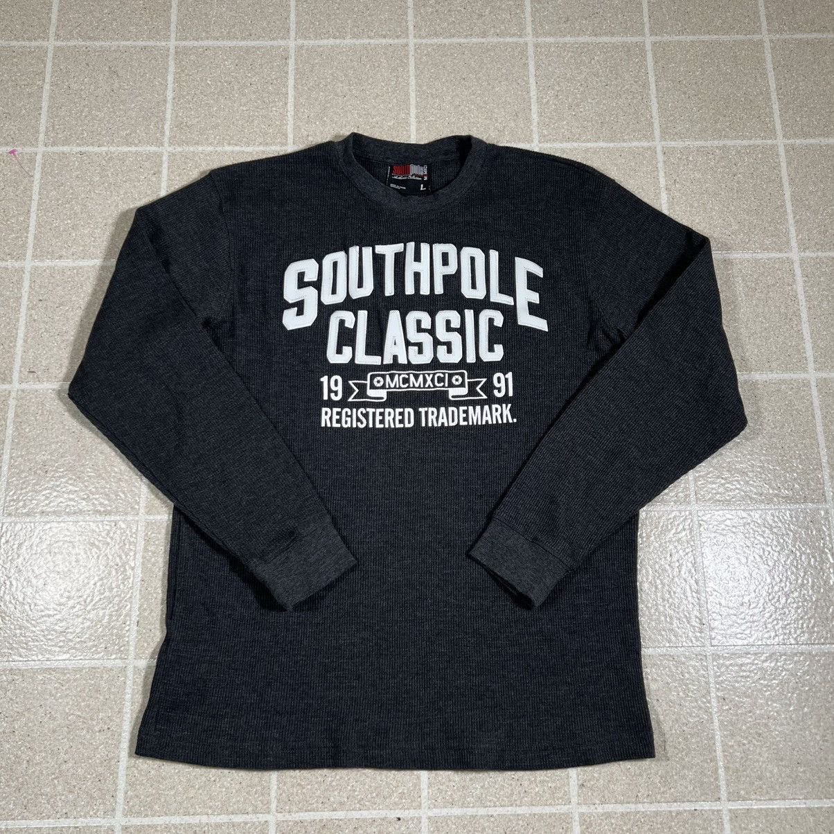 Southpole Southpole Shirt Thermal Long Sleeve Spell Out Y2K Hip Hop Size US L / EU 52-54 / 3 - 1 Thumbnail