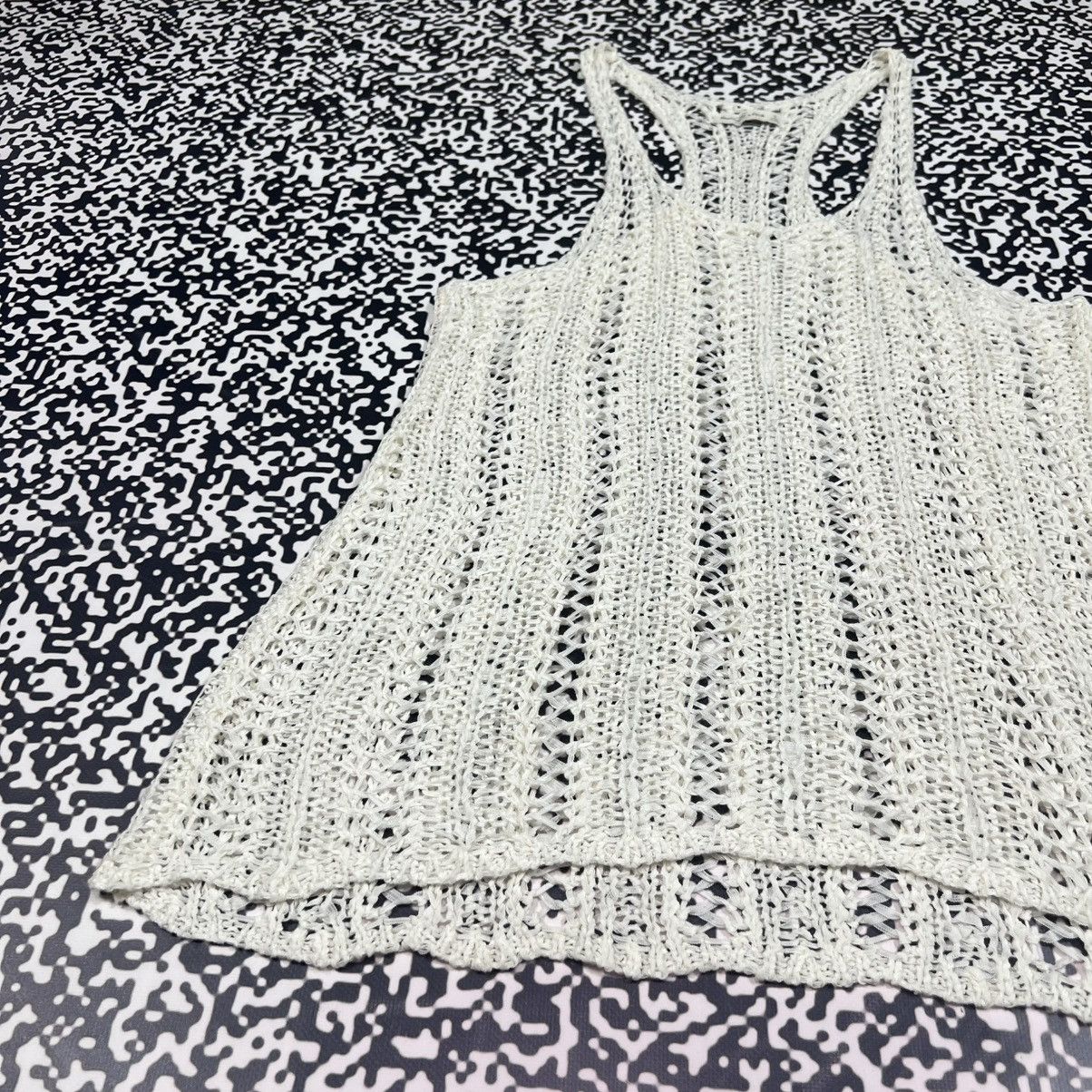 Abercrombie & Fitch Vintage Y2K Abercrombie Fitch Mesh Sexy Japanese Tank Top Size S / US 4 / IT 40 - 7 Thumbnail