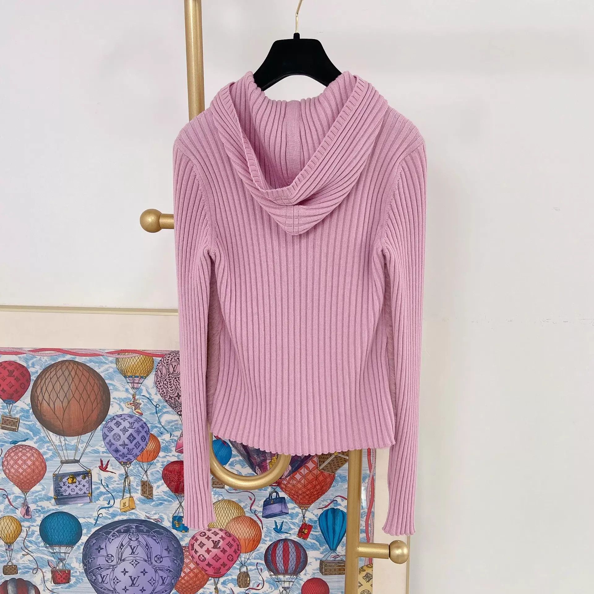 Blumarine Blumarine pink colorblocked knit jacket women's F36 Size XS / US 0-2 / IT 36-38 - 4 Thumbnail