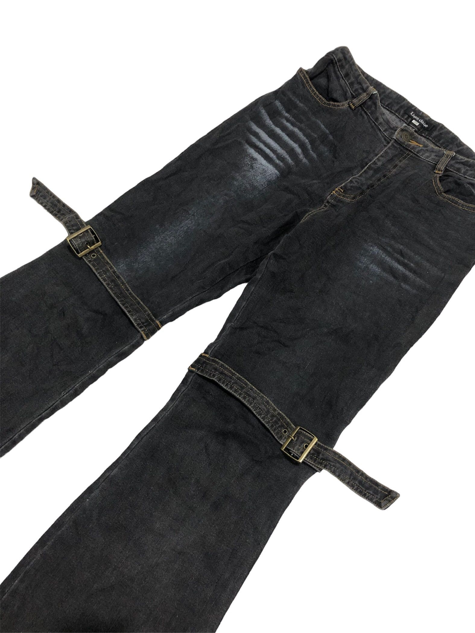 Le Grande Bleu (L.G.B.) Livre Claire Bondage Flare pants Size US 29 - 4 Thumbnail