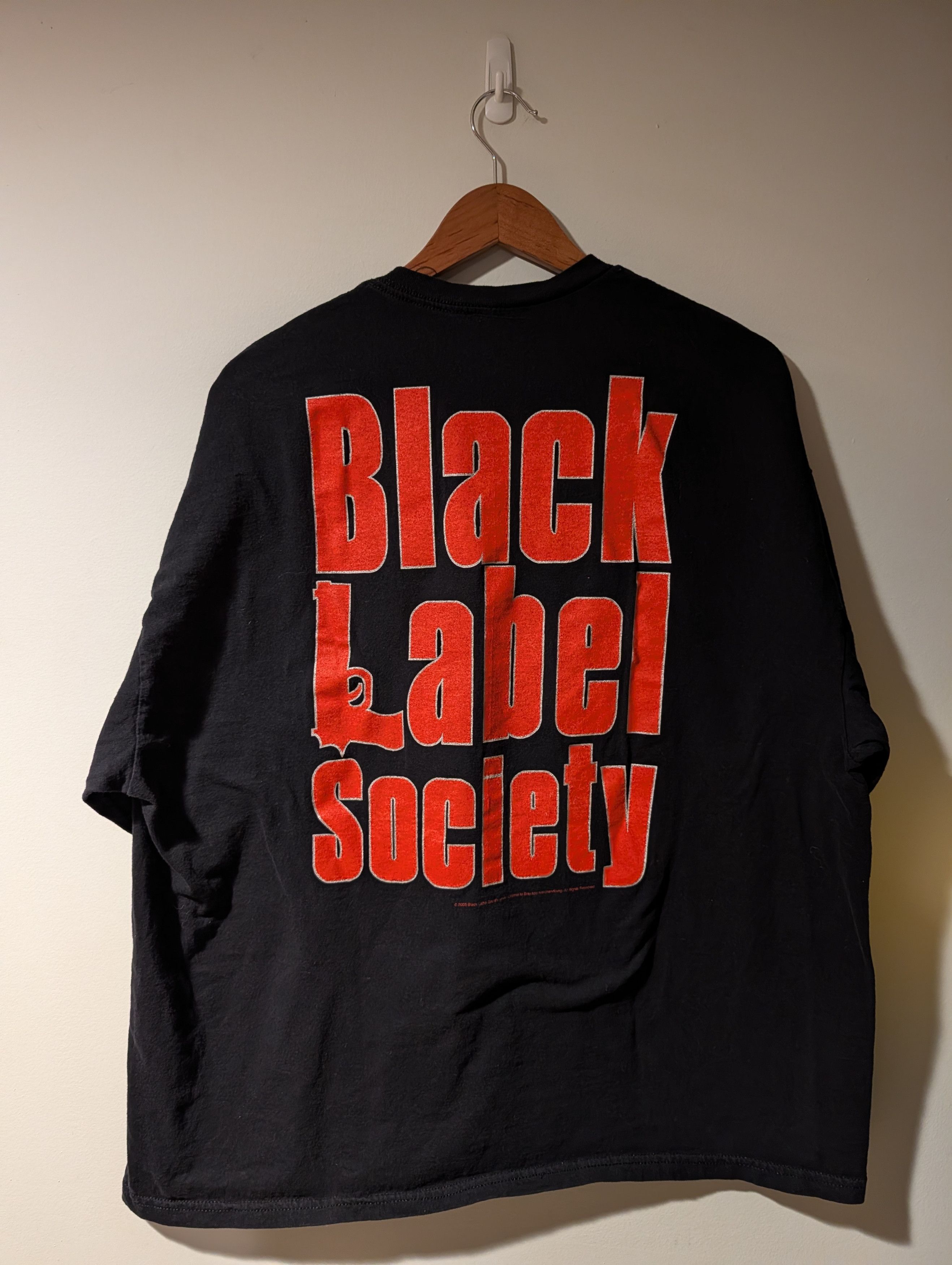 Band Tees 2005 Black Label Society T-Shirt Mafia Skull Zakk Wylde Size US XXL / EU 58 / 5 - 1 Thumbnail