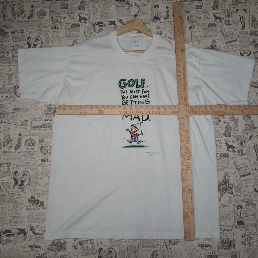 Vintage XXL - Vintage Y2K golf cartoon funny humor 1990s t-shirt Size US XXL / EU 58 / 5 - 4 Thumbnail