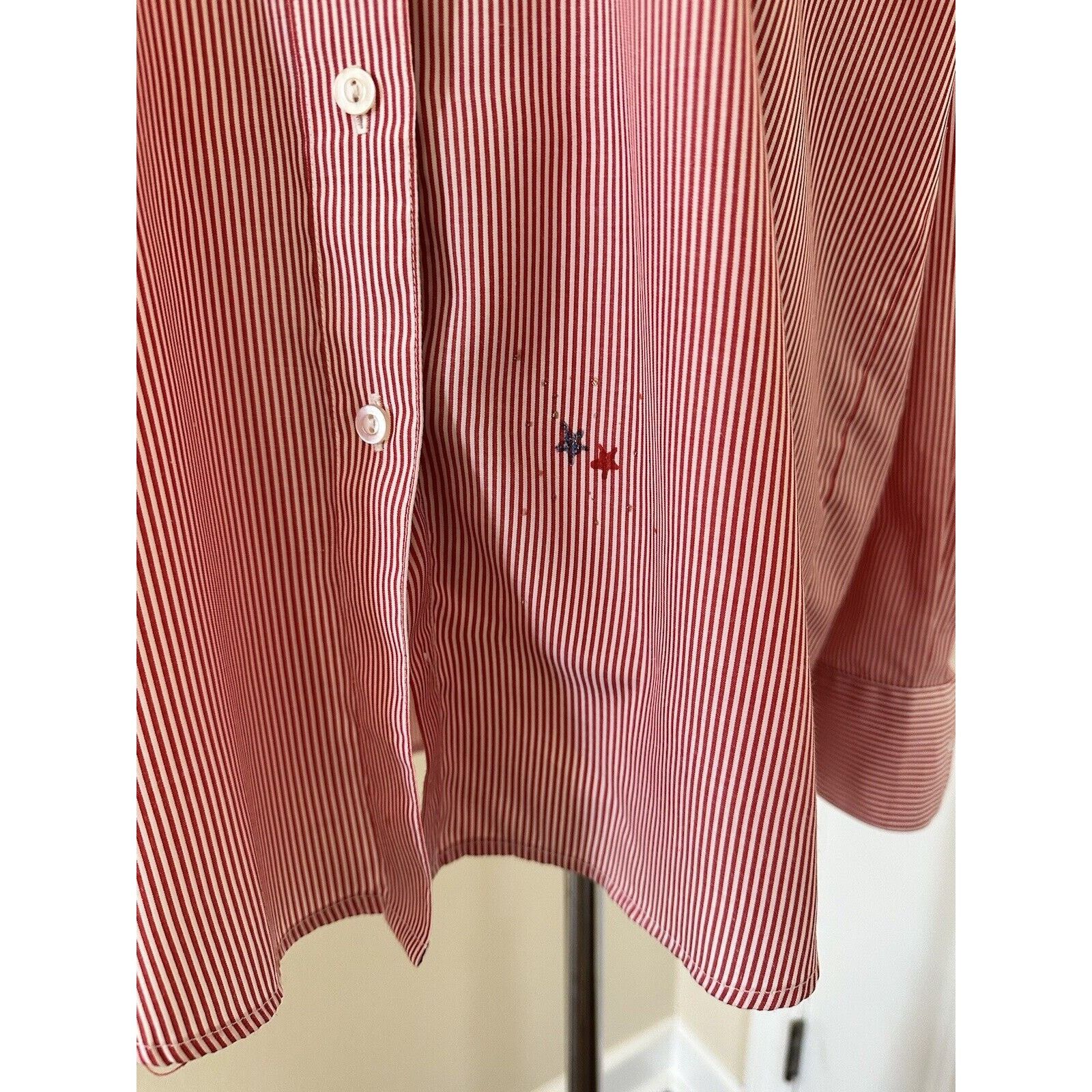 Other Vintage Patriotic USA Flag StarsWomen’s Button Down Sz M Size M / US 6-8 / IT 42-44 - 4 Thumbnail