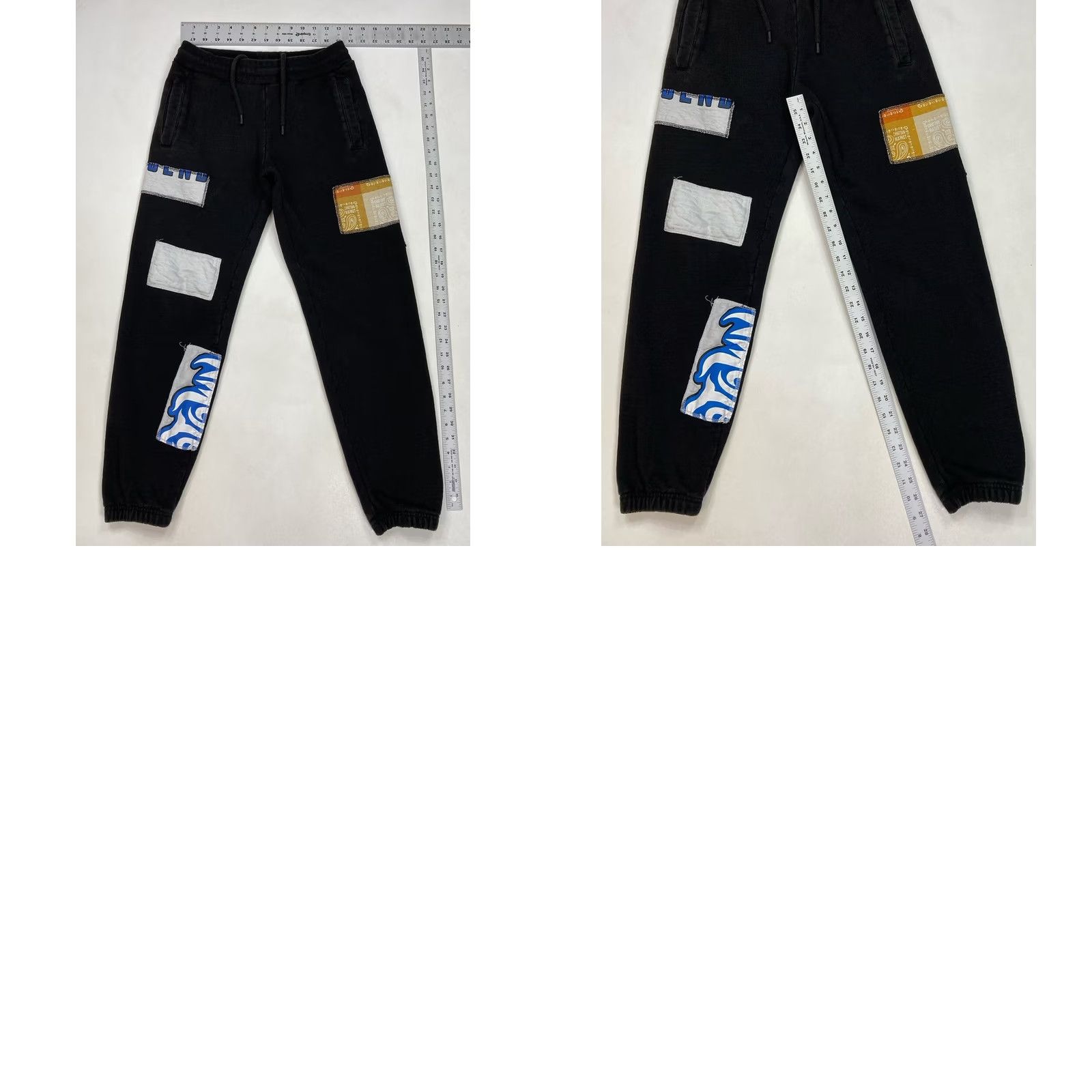 Vintage Chinatown Market Sweatpants Patchwork Jogger Men Small Black Sweatpants Size US 29 - 8 Thumbnail