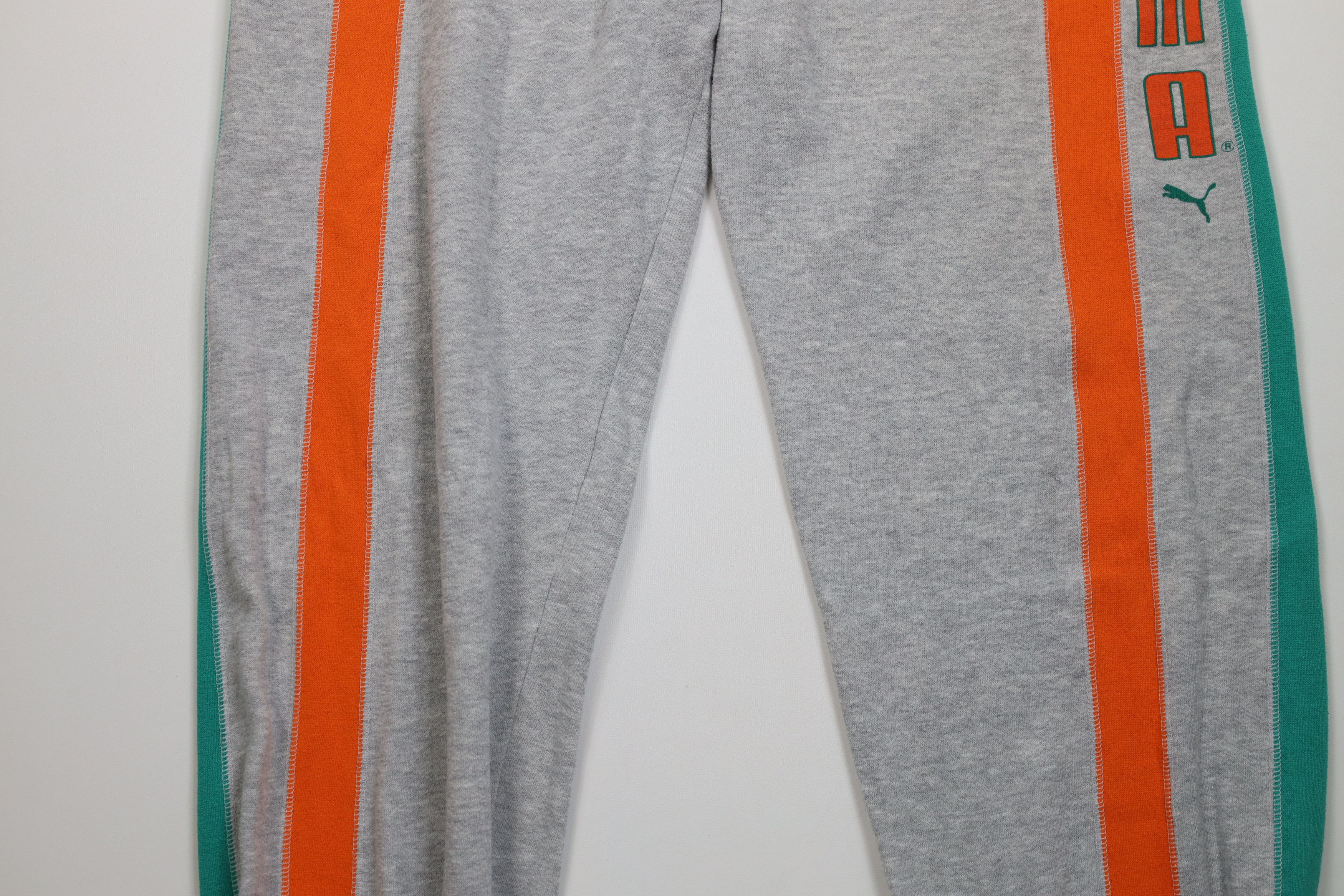 Puma Vintage 80s 90s Puma Triblend Sweatpants Joggers Pants Gray Size US 36 / EU 52 - 3 Thumbnail