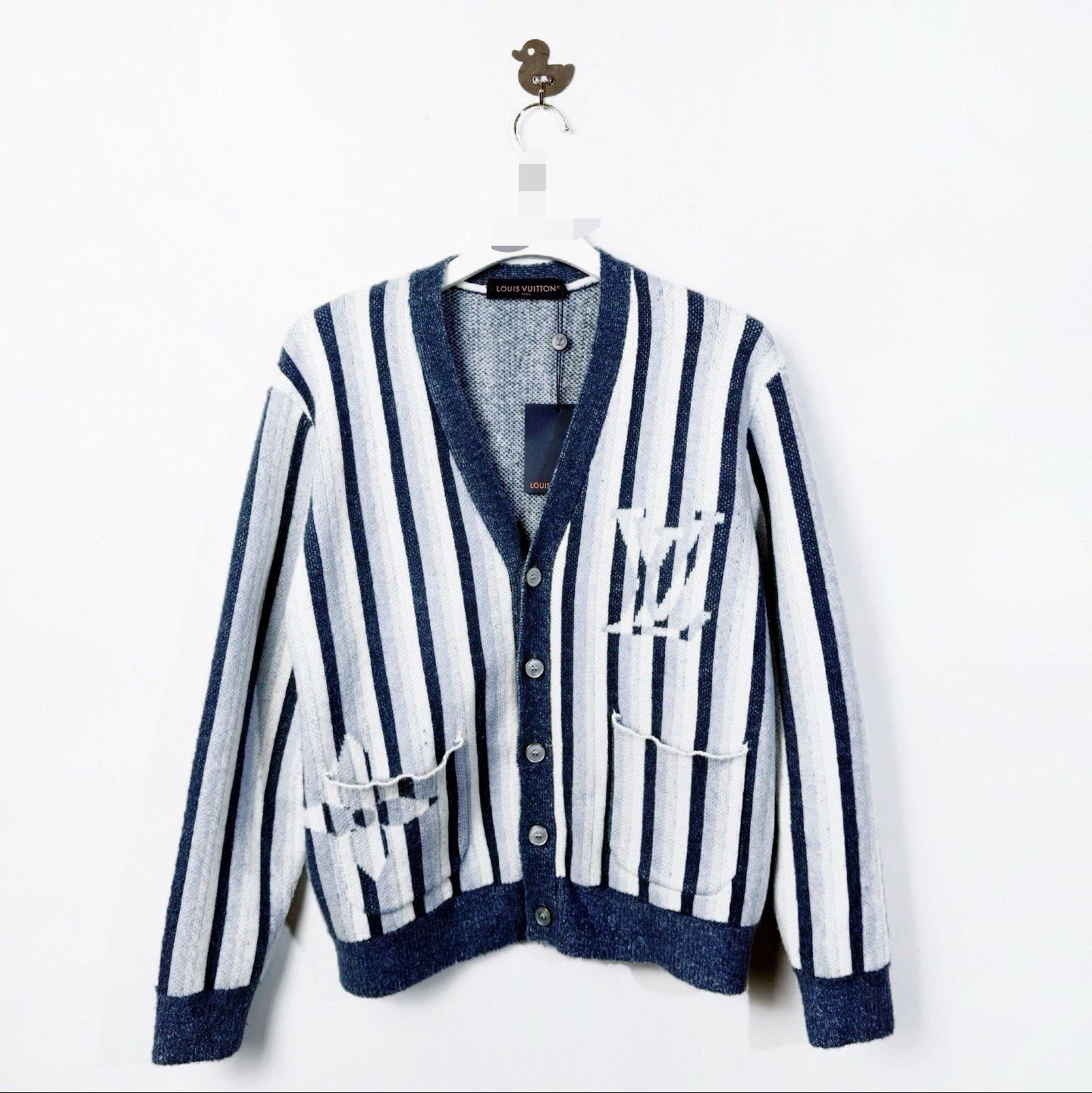 Louis Vuitton Louis Vuitton Blue Sweater s Men Size US S / EU 44-46 / 1 - 1 Thumbnail