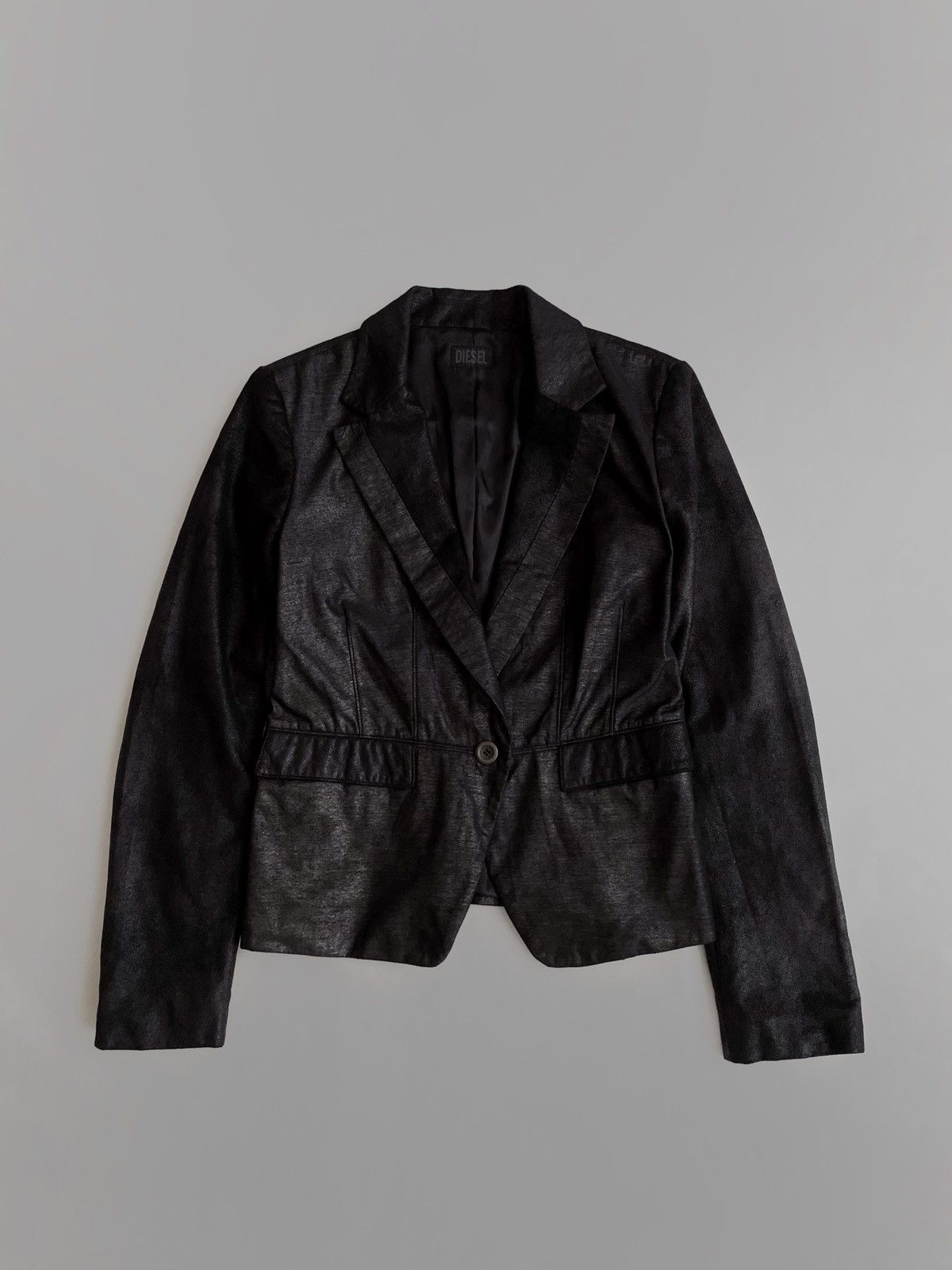 Designer × Diesel Diesel back shine blazer Japanese style Size M / US 6-8 / IT 42-44 - 1 Thumbnail