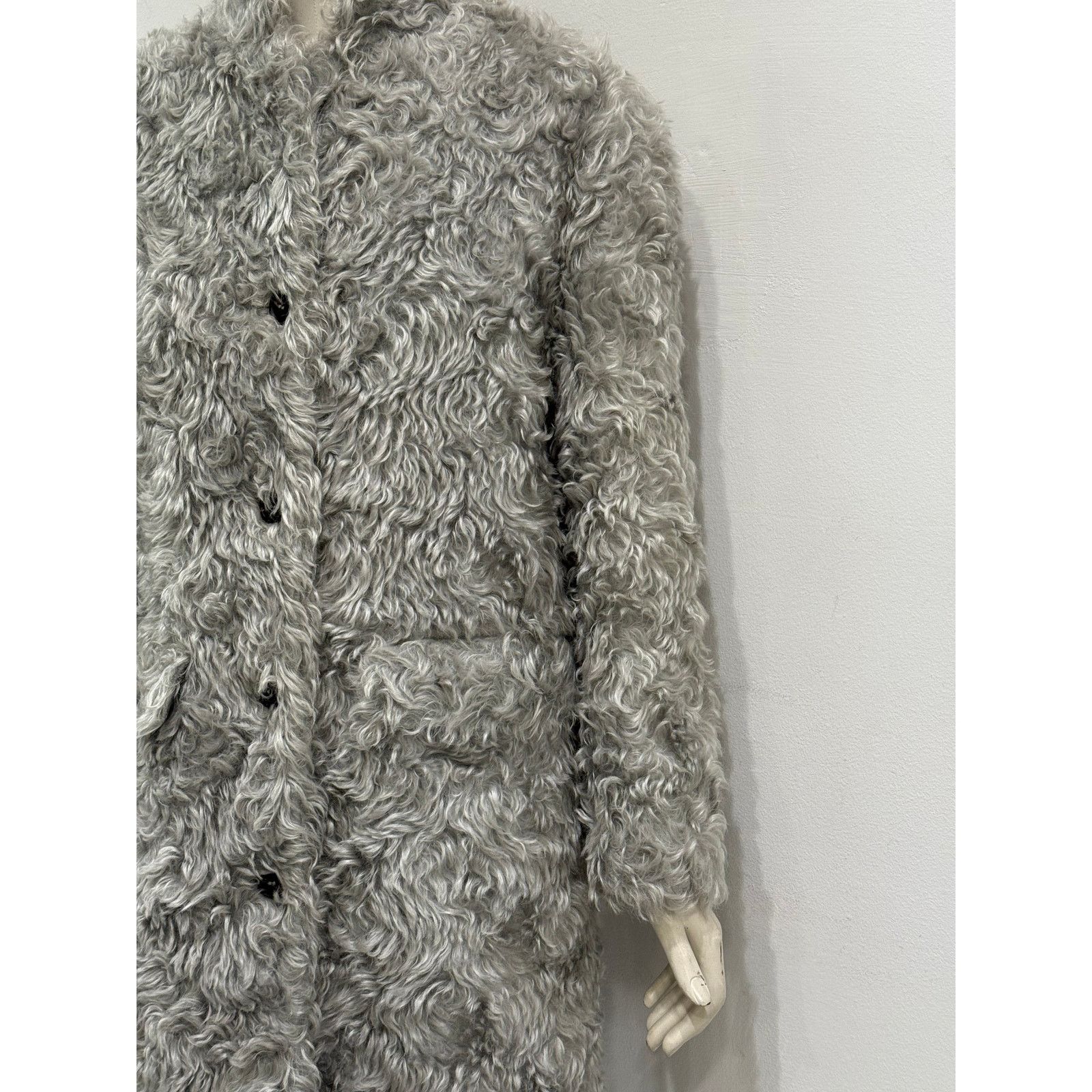 Prada A/W2007 Prada runway faux fur mohair coat Size S / US 4 / IT 40 - 6 Thumbnail