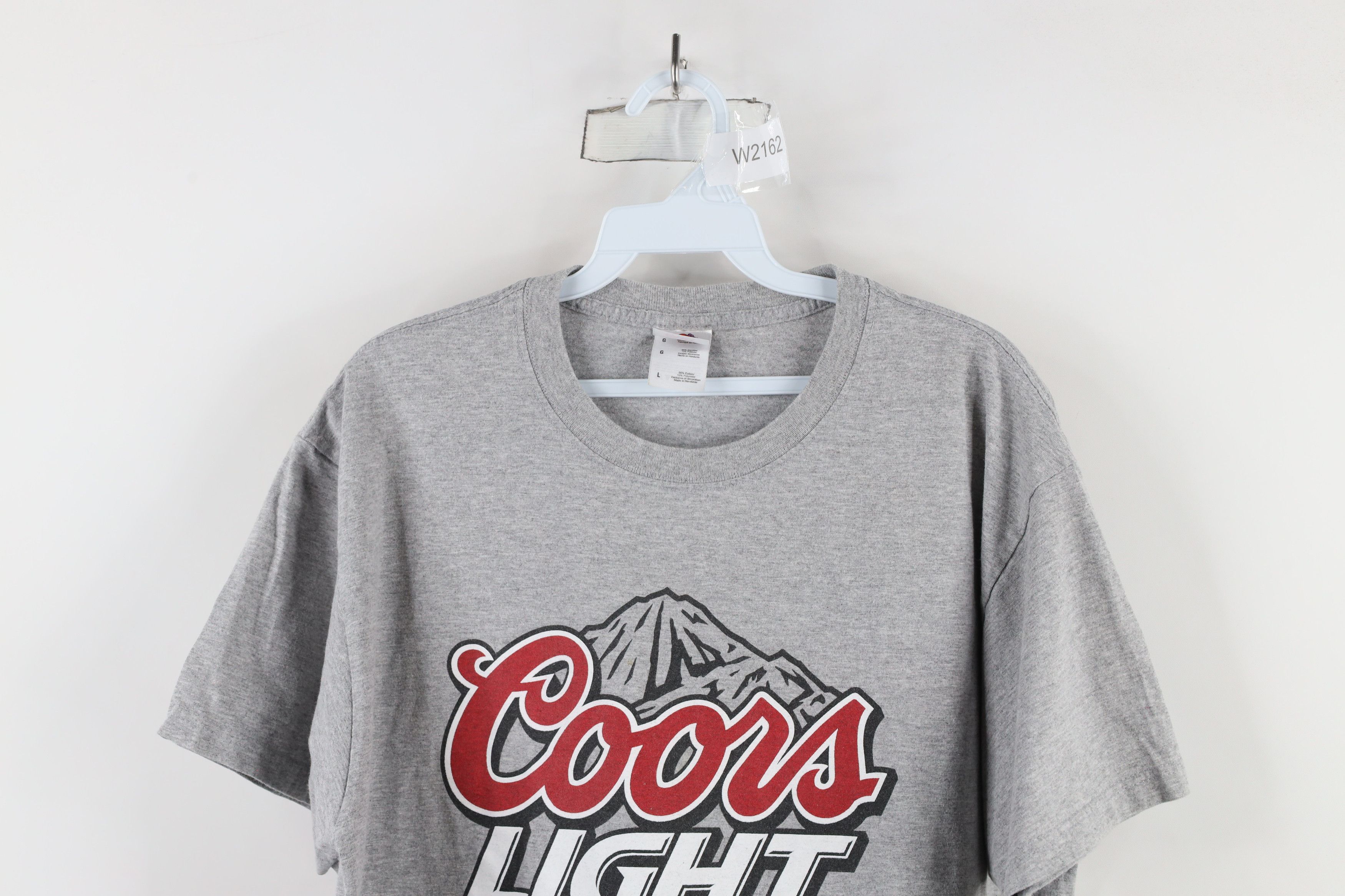 Vintage Vintage Coors Light Beer Short Sleeve T-Shirt Heather Gray Size US L / EU 52-54 / 3 - 2 Thumbnail
