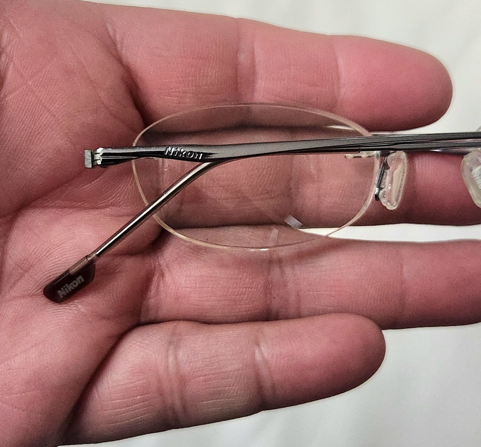 Nixon × Vintage NIKON NC13 Rimless EYEGLASSES FRAMES titanium 0813 140 Size ONE SIZE - 7 Thumbnail