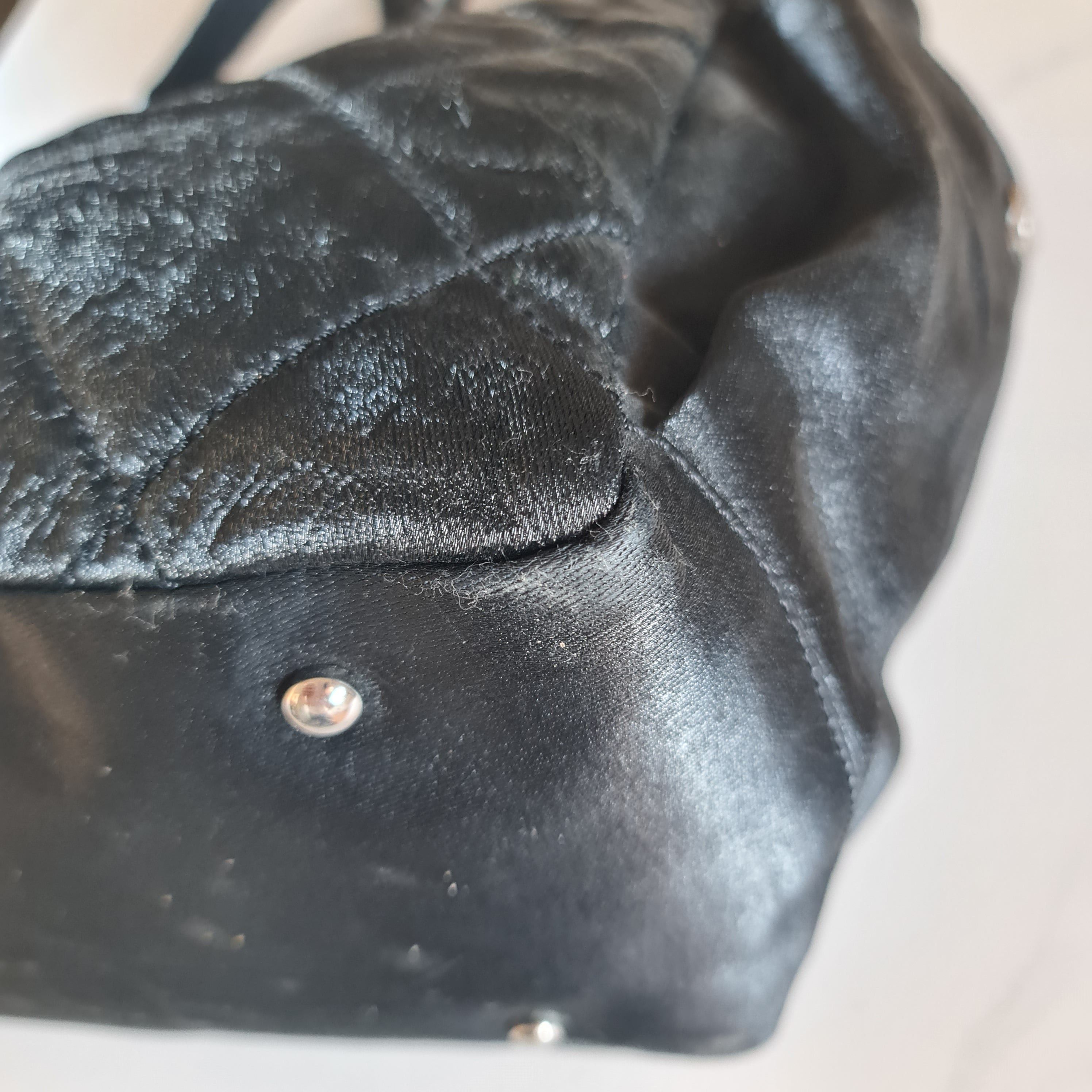 Chanel Chanel Black Fabric Biarritz Tote Bag Size ONE SIZE - 9 Thumbnail