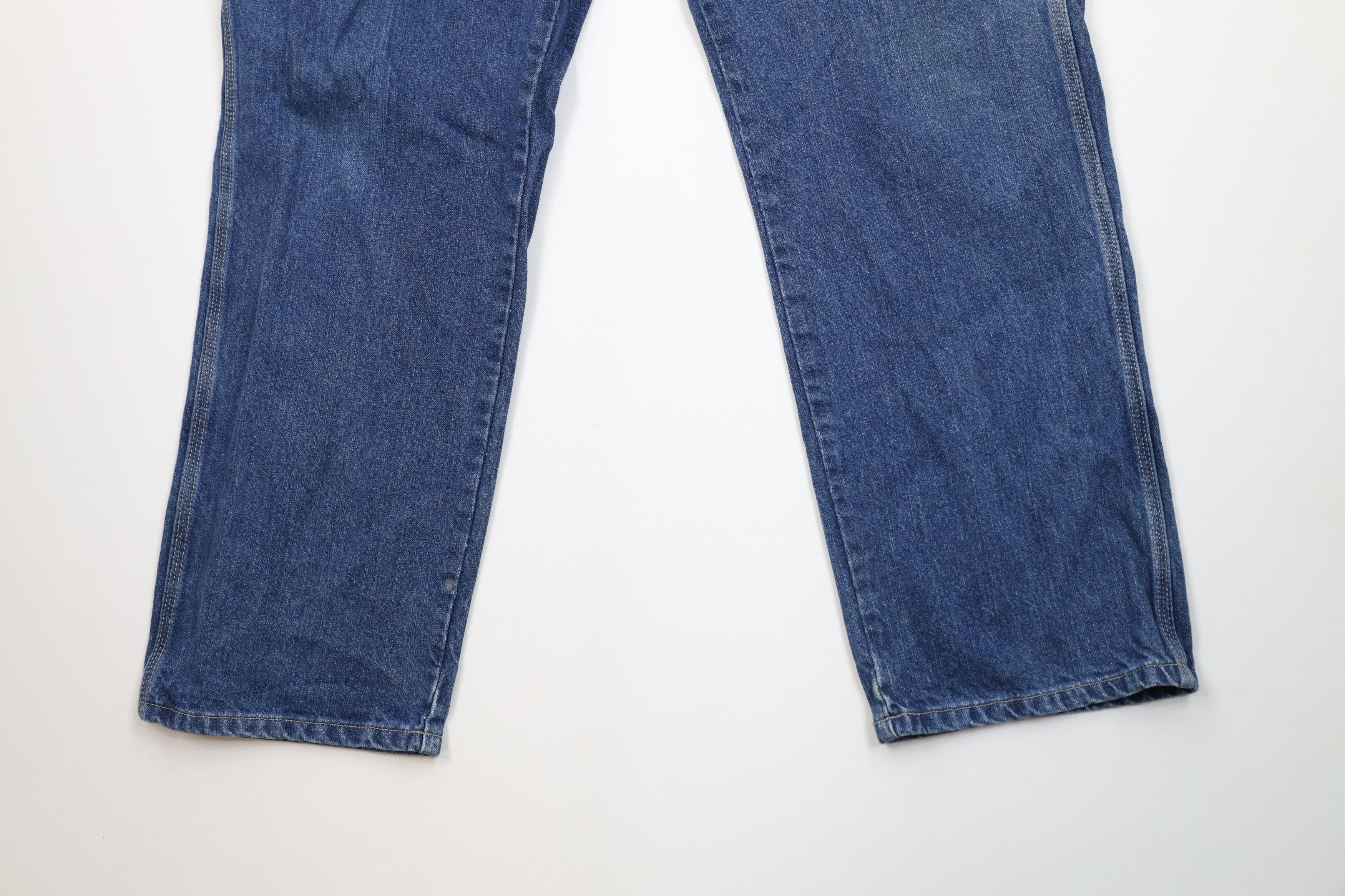 Dickies Vintage Dickies Spell Out Wide Leg Denim Jeans Blue Cotton Size US 38 / EU 54 - 4 Thumbnail