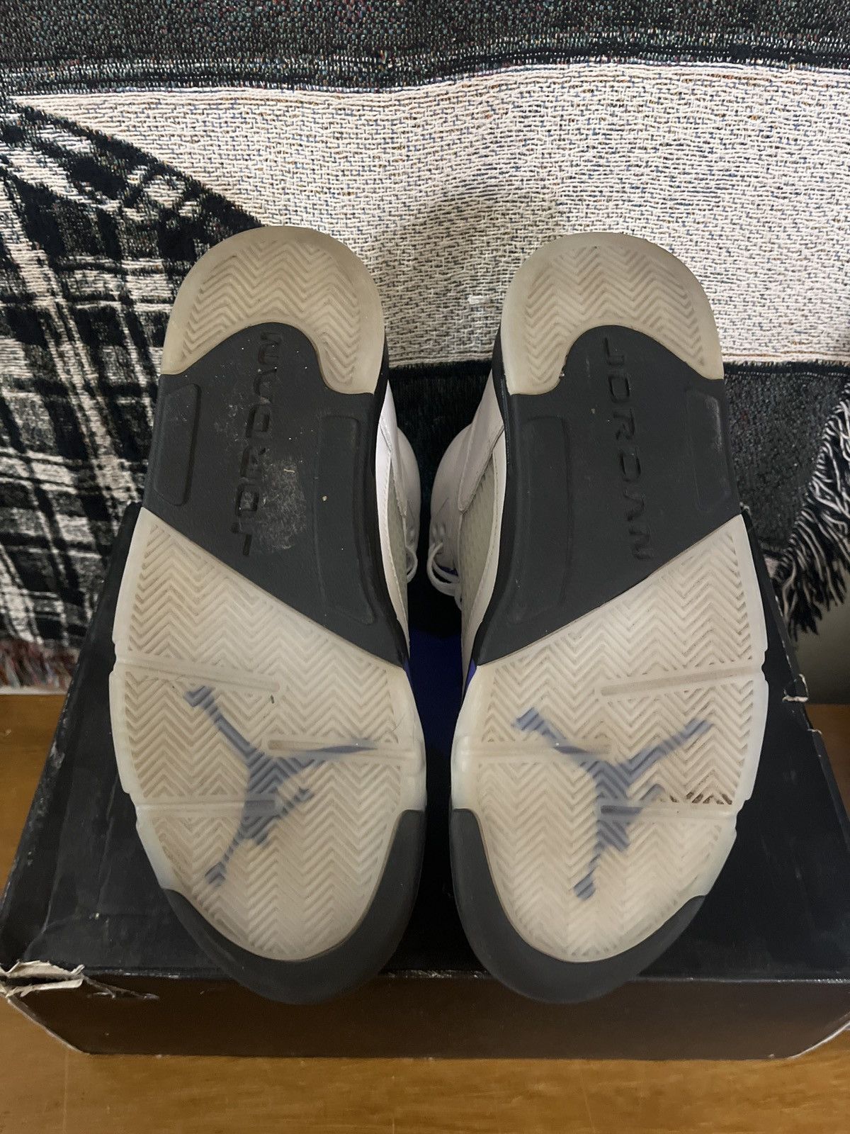 Jordan Brand × Nike Air Jordan 5 Retro Dark Concord Size US 9.5 / EU 42-43 - 5 Thumbnail