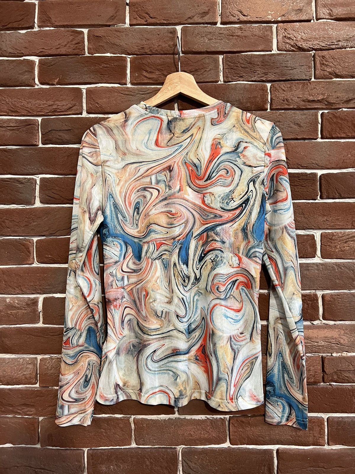 Vintage Rare Vintage Psychodelic Y2K Mesh top like jean paul gaultie Size M / US 6-8 / IT 42-44 - 2 Thumbnail