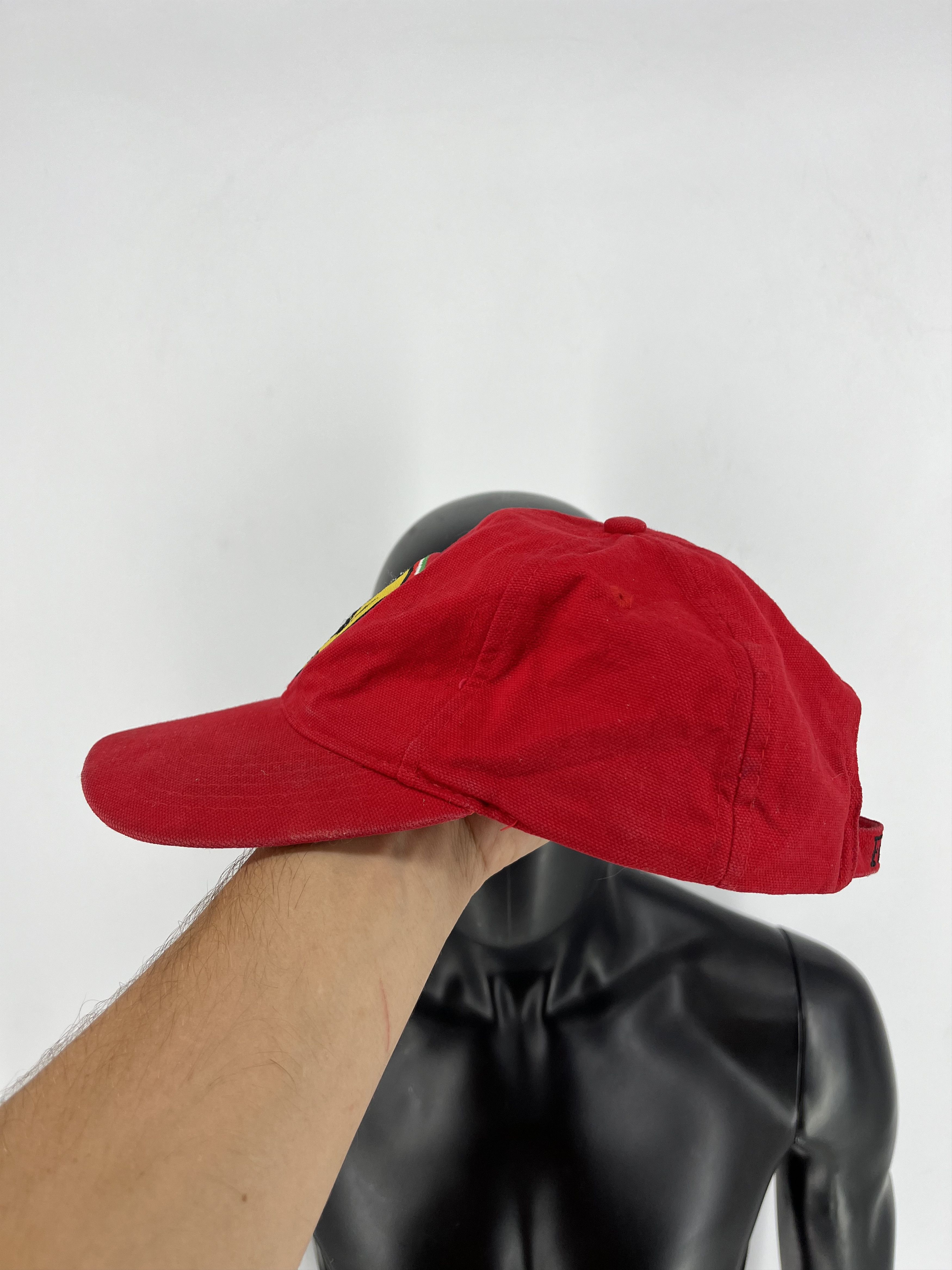 Ferrari Y2k Vintage Ferrari Racing Formula One Red Hype Hat Cap Size ONE SIZE - 2 Thumbnail