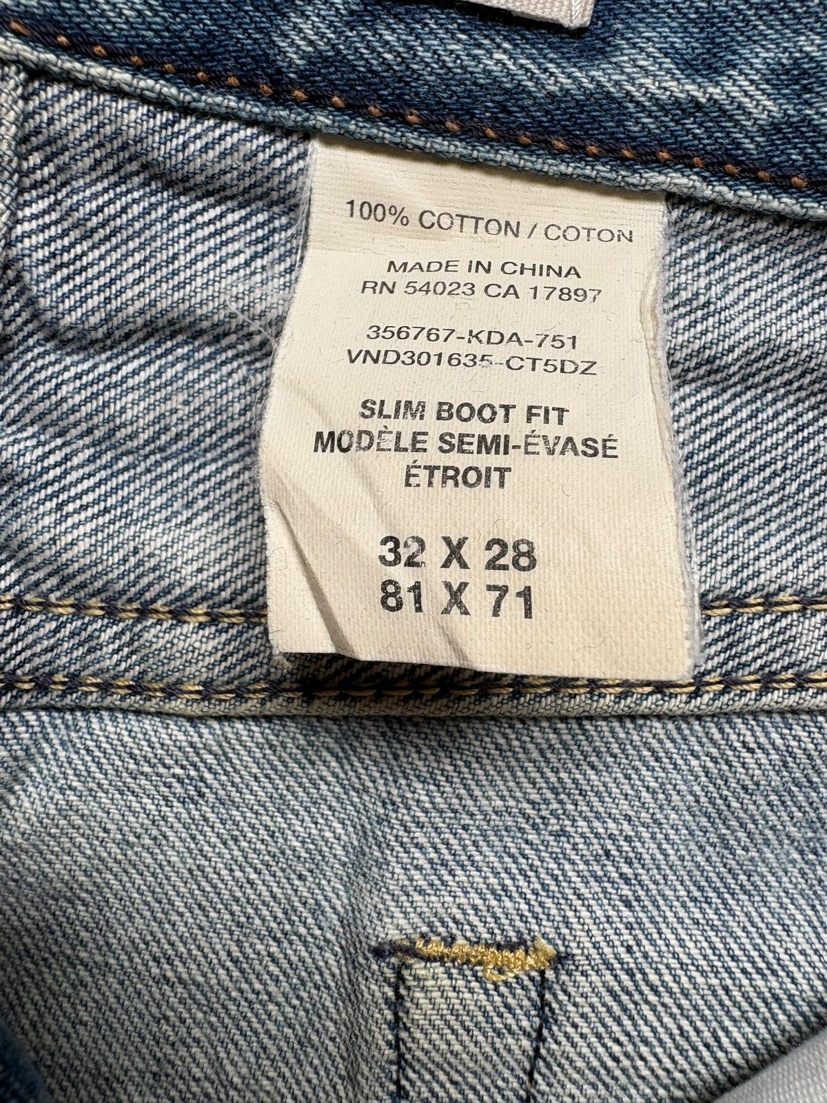 Gap Vintage Gap Mud Wash Distressed Bootcut Jeans Size US 33 - 10 Thumbnail