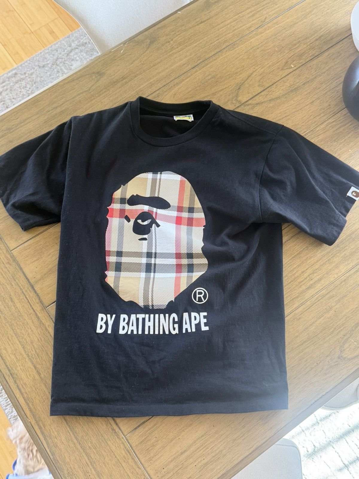 Bape Bape A Bathing Ape Check By Bathing Tee Size US S / EU 44-46 / 1 - 1 Thumbnail