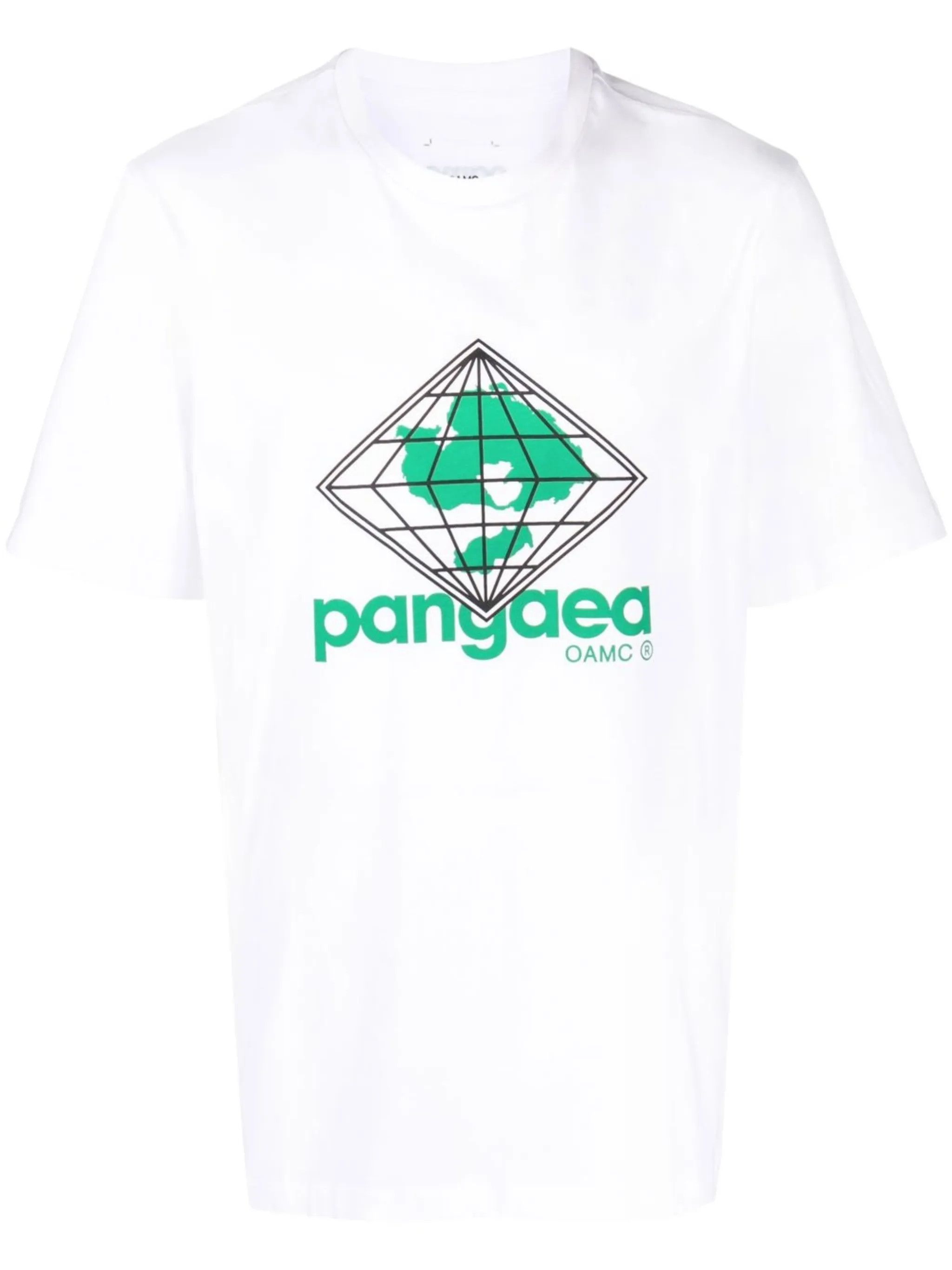 OAMC o1y0225 Logo Crewneck T-Shirt in White Size US S / EU 44-46 / 1 - 1 Thumbnail
