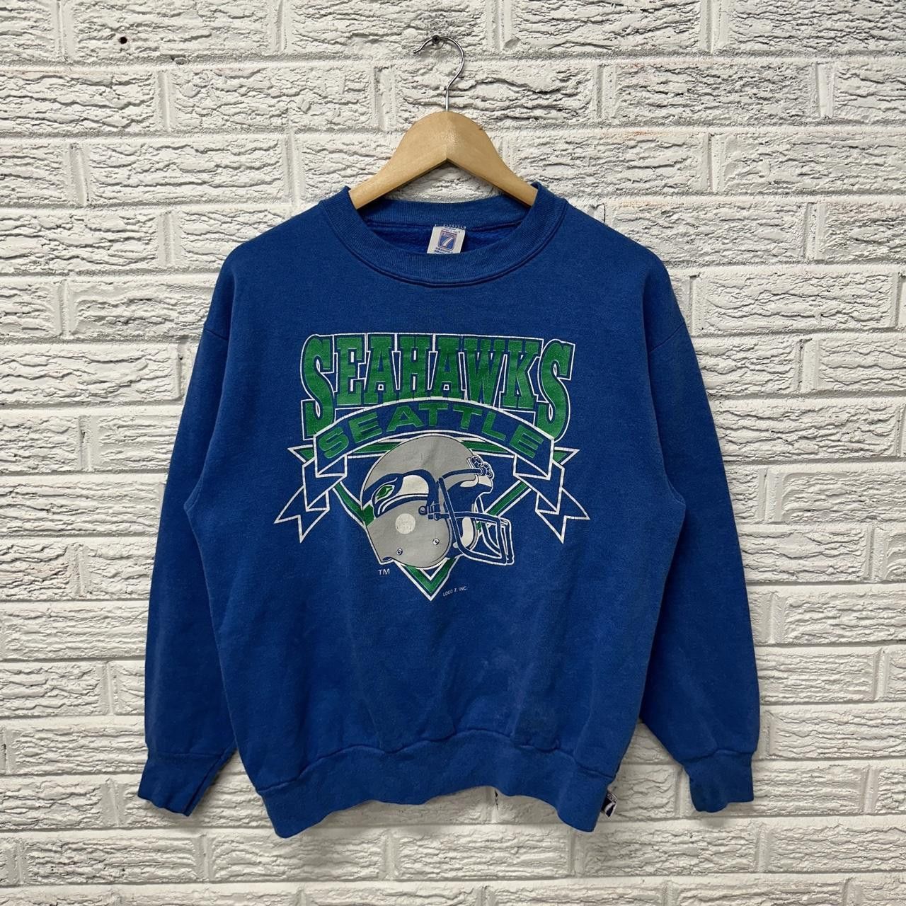 Logo 7 Vintage Logo 7 Seattle Seahawks Sweatshirt Large Size US L / EU 52-54 / 3 - 2 Thumbnail