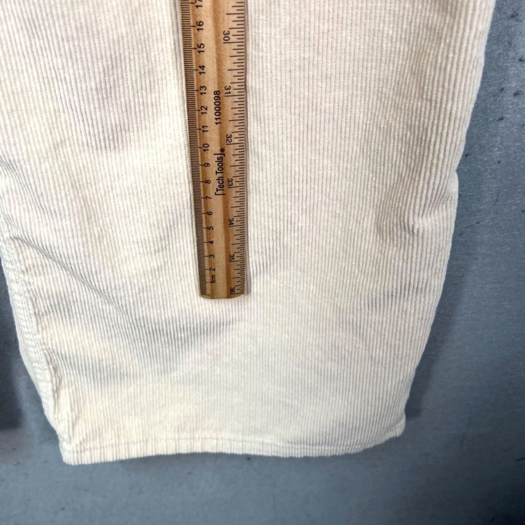 Cos COS Womens Pants Beige Corduroy 100% Cotton Wide-Leg 28 Regular Inseam 30 Vintage: No Size 28" / US 6 / IT 42 - 6 Thumbnail
