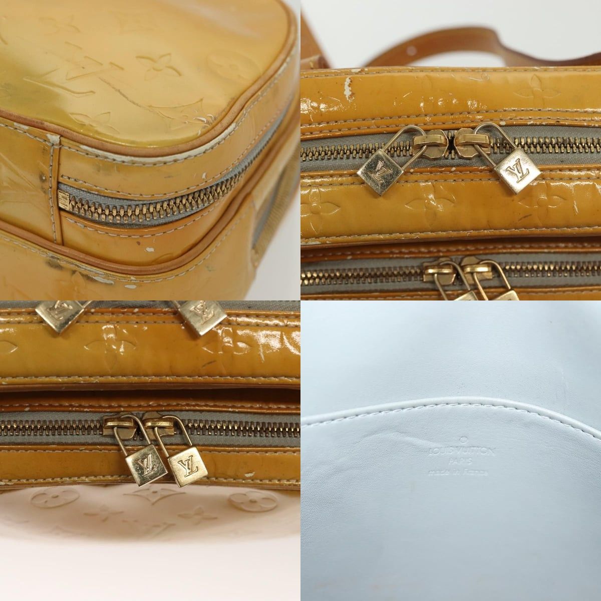Louis Vuitton LOUIS VUITTON Monogram Vernis Marley Backpack Gris M91038 Size ONE SIZE - 11 Thumbnail