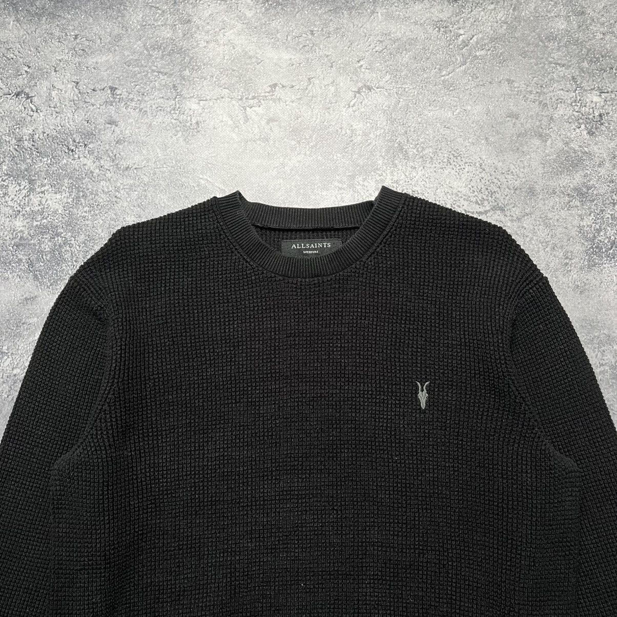Allsaints × Vintage Vintage Allsaints Black Sweater Streetwear Y2K Designer Size US M / EU 48-50 / 2 - 2 Thumbnail