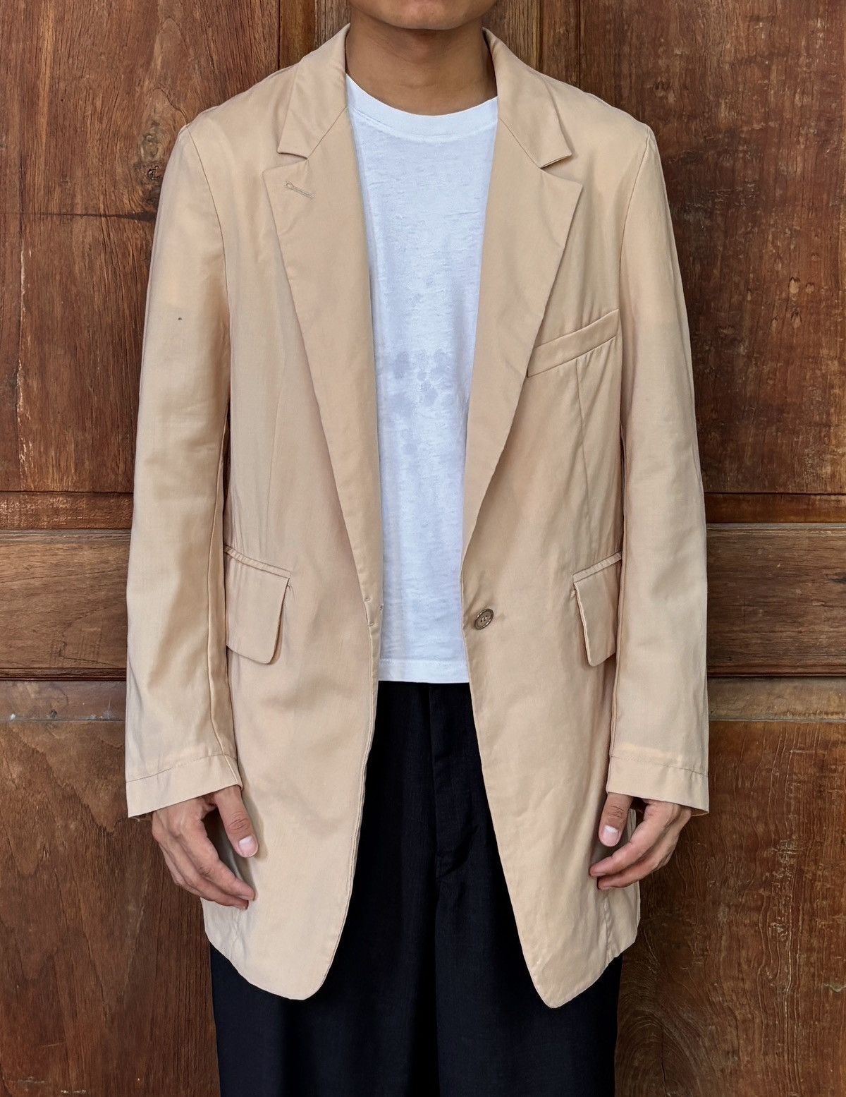 Maison Margiela FREE TAX ! MM6 Peach Light Wool Blazer Jacket Size US S / EU 44-46 / 1 - 13 Thumbnail