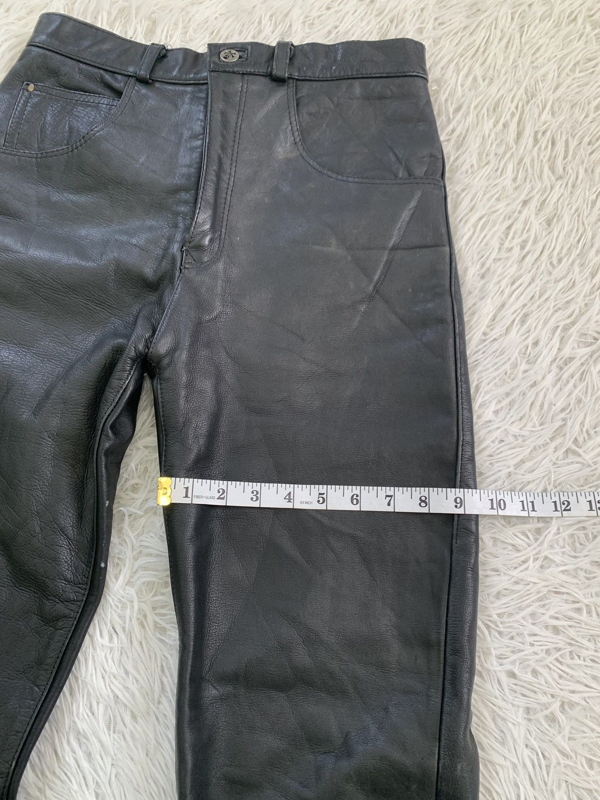 Leather Cuirs London Leather Pant Skull Button Size US 28 / EU 44 - 18 Thumbnail