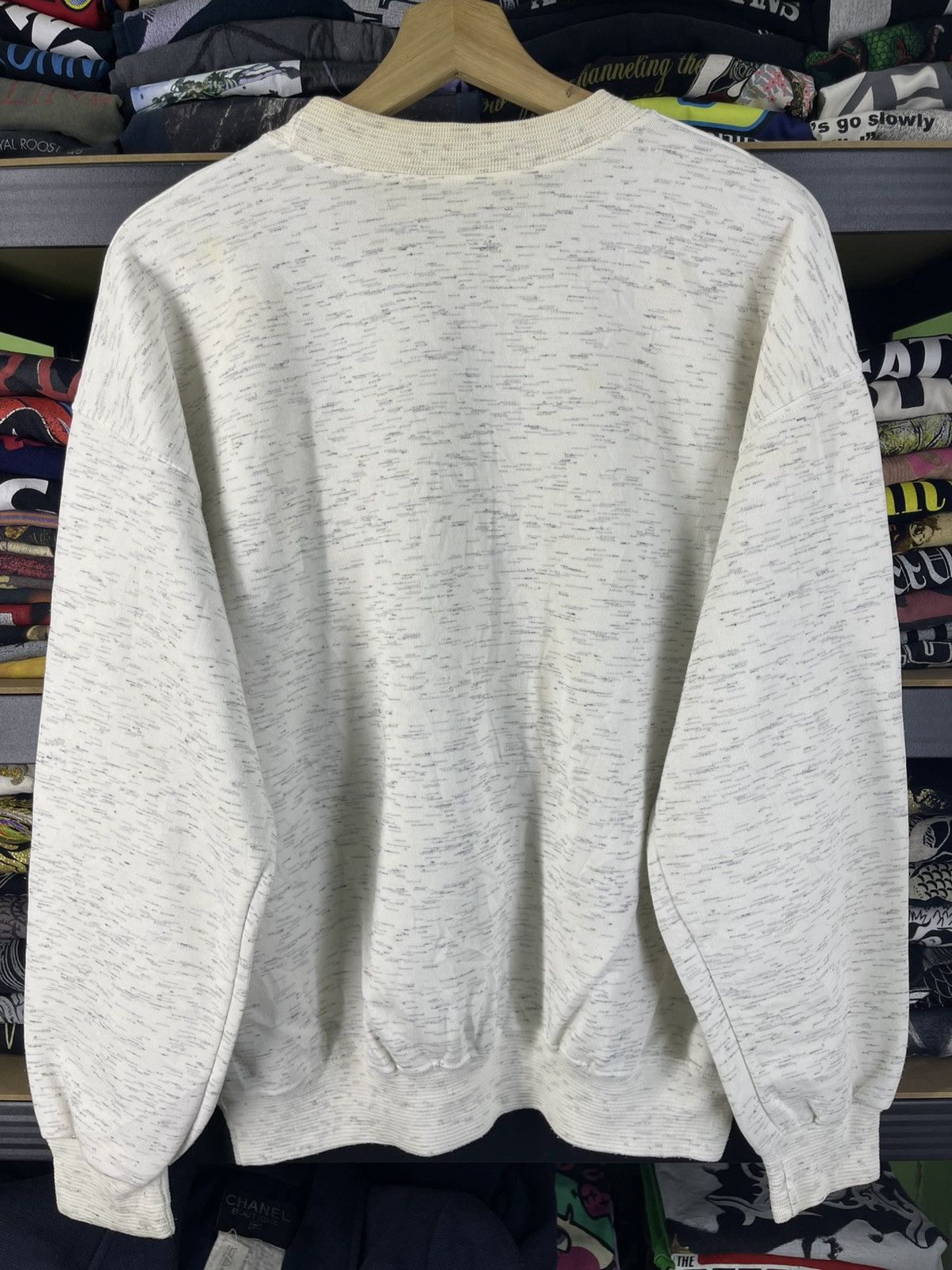 Vintage Vintage Chanel Embroidered Bootleg 90's Grey Sweatshirt Size US M / EU 48-50 / 2 - 8 Thumbnail