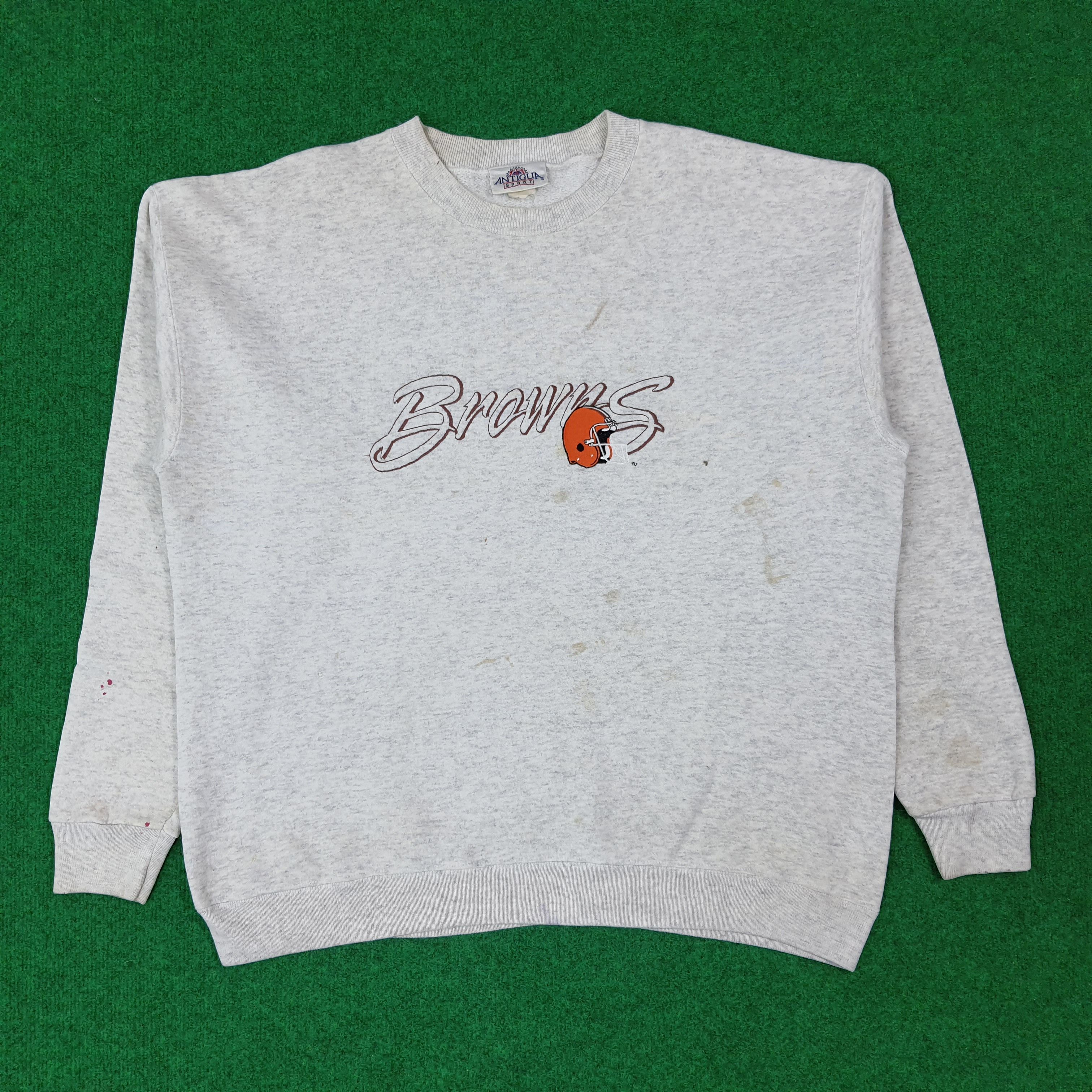 Antigua Vintage Cleveland Browns NFL Team Sweatshirt C273N25 Size US L / EU 52-54 / 3 - 1 Thumbnail