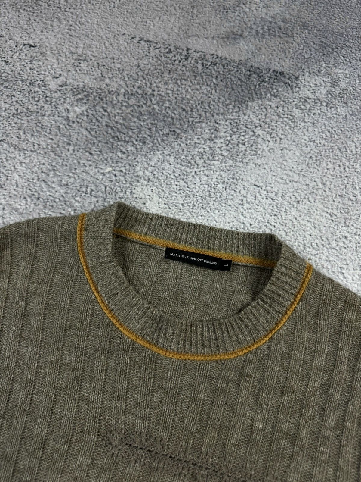 Marithe + Francois Girbaud × Vintage Rare Marithe Francois Girbaud Wool Asymmetrical Sweater Size US M / EU 48-50 / 2 - 13 Thumbnail