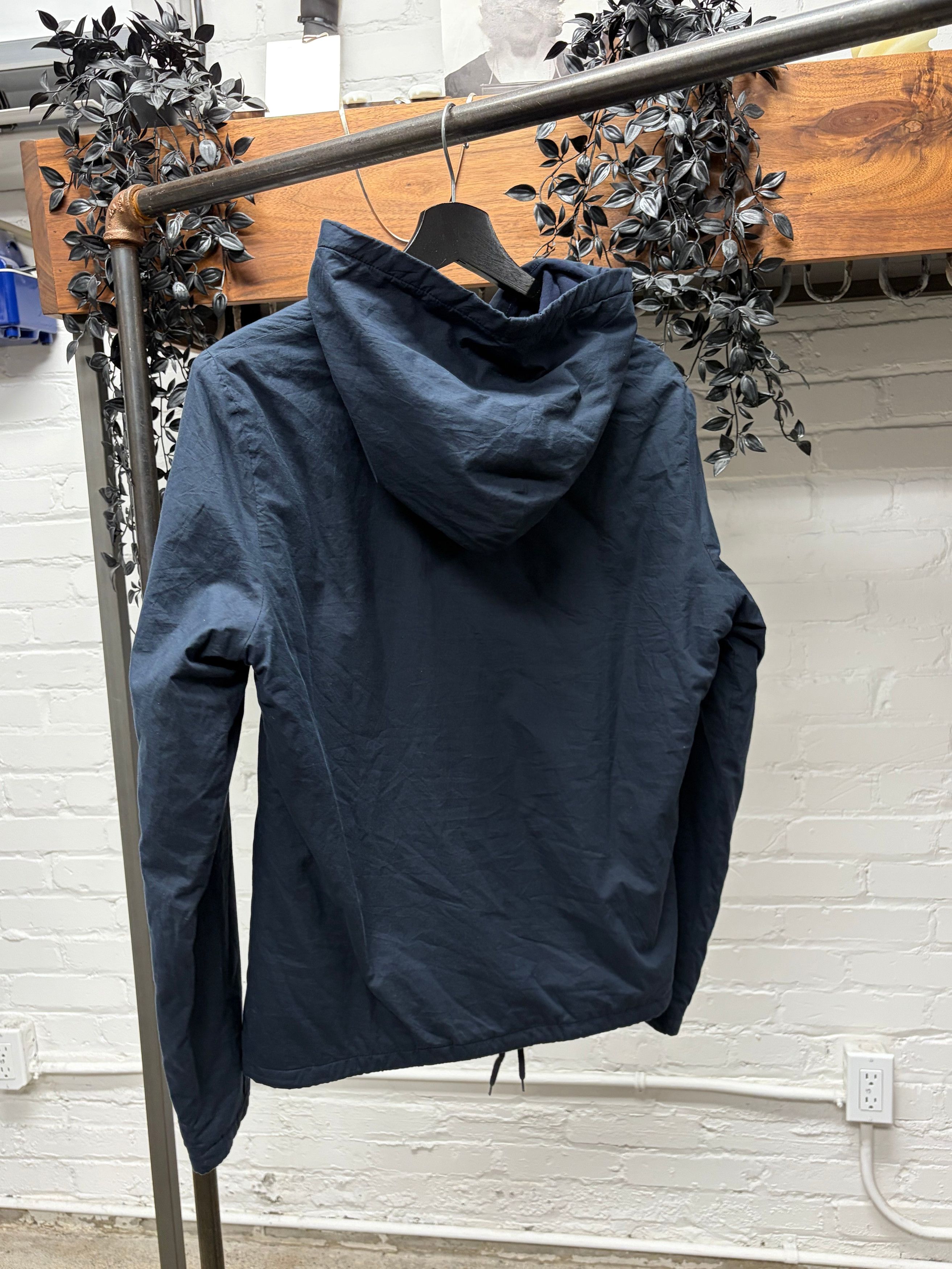 Helmut Lang Vintage AW1996 Helmut Lang ‘Down Filled’ Padded Navy Cotton Hoodie Size US S / EU 44-46 / 1 - 4 Thumbnail