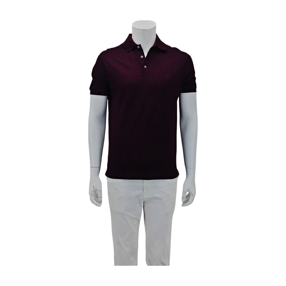 Louis Vuitton Louis Vuitton Purple Cotton Polo Shirt S Size US S / EU 44-46 / 1 - 1 Thumbnail