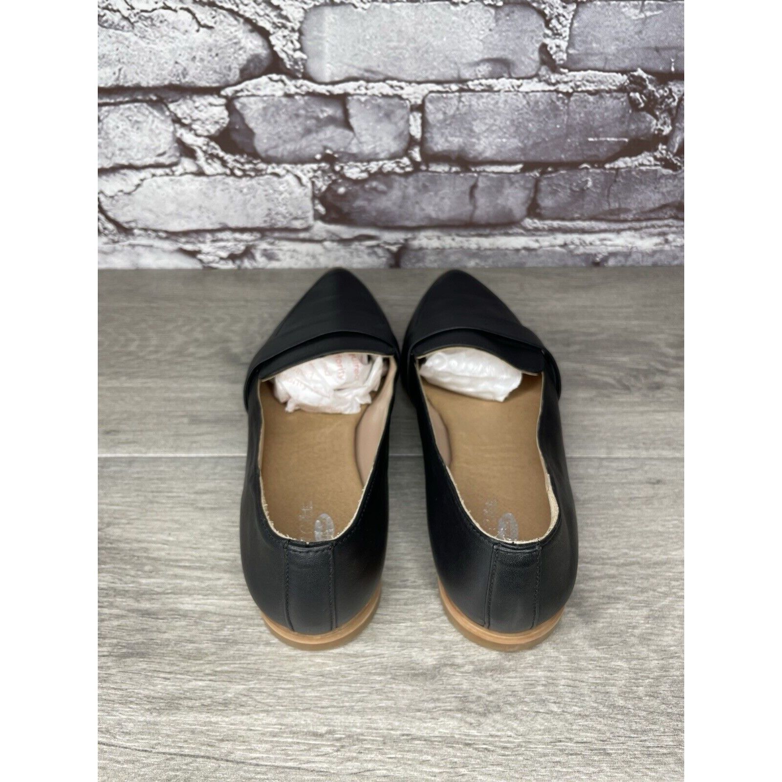 Other Dr. Scholls Original Collection Ashah Black Leather Pointed Size US 7.5 / IT 37.5 - 5 Thumbnail