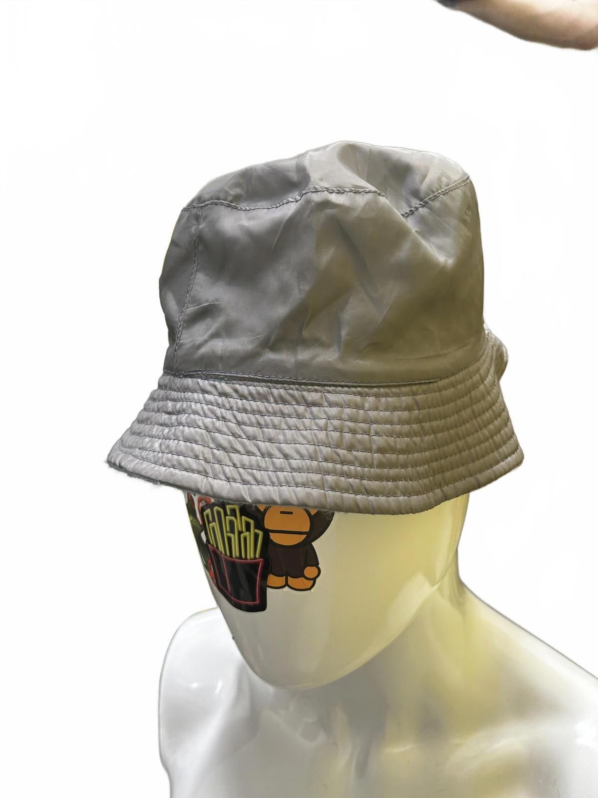 Designer Stylish Grey Bucket Hat Size ONE SIZE - 2 Thumbnail