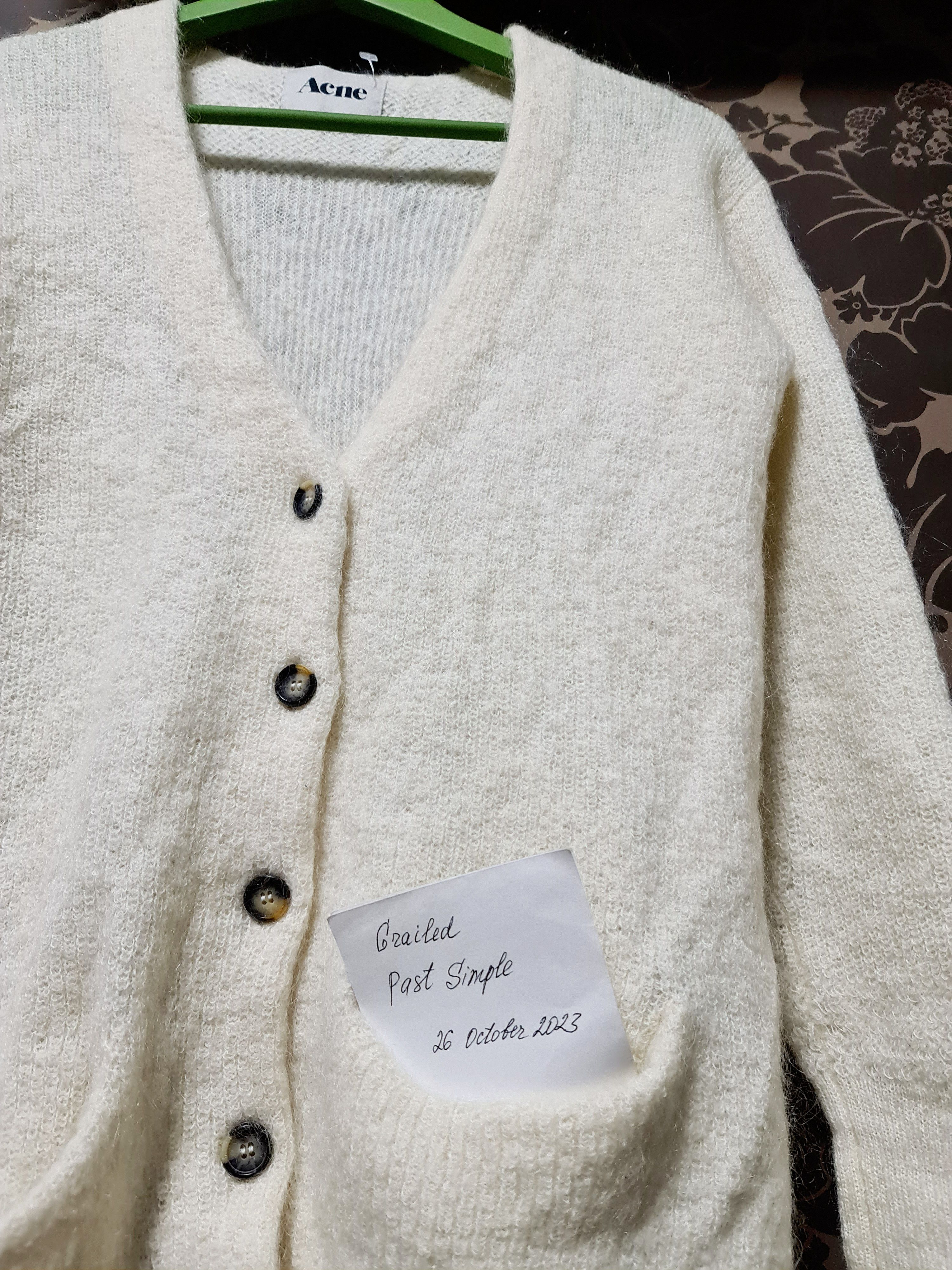 Acne Studios Acne Studios BERYL AW08 Women’s Mohair Knit Cardigan Size S / US 4 / IT 40 - 3 Thumbnail