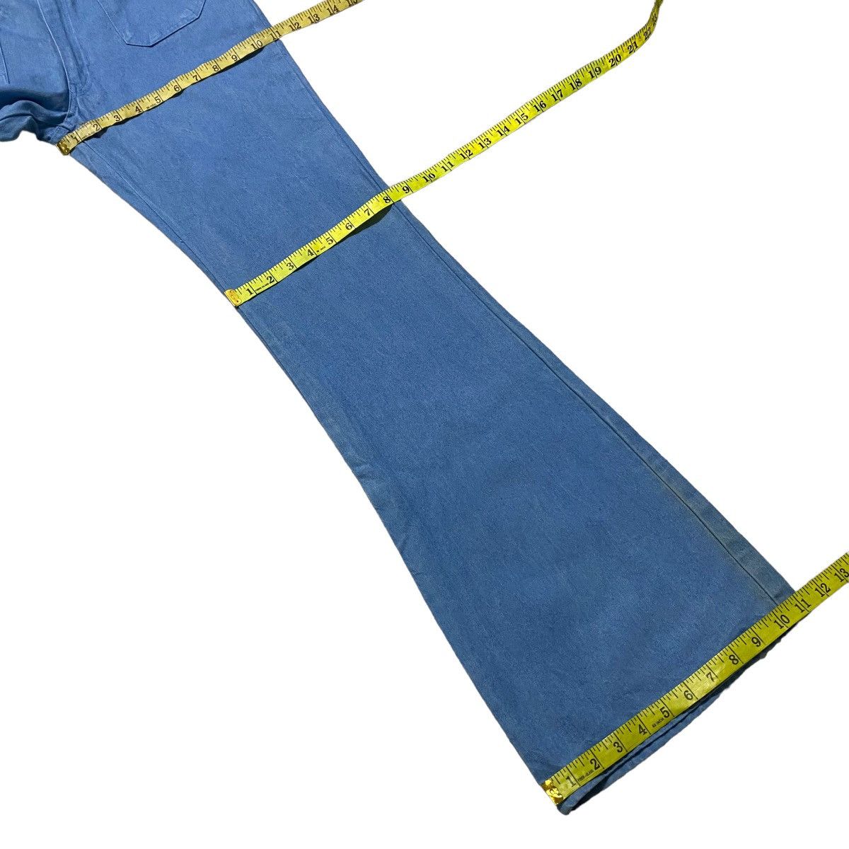 Vintage Japanese Brand ROX Denim Bell bottom Jeans Size US 30 / EU 46 - 17 Thumbnail