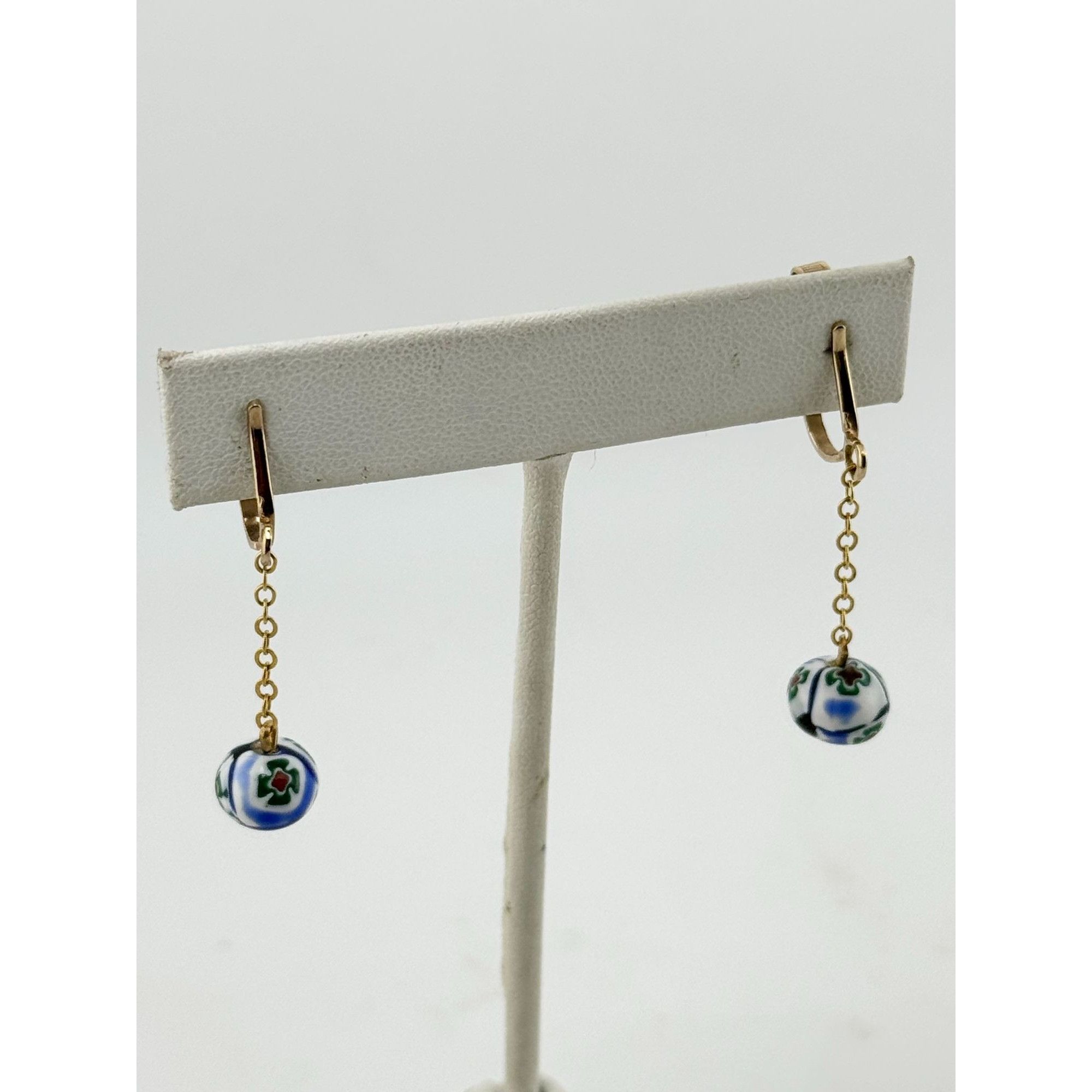 Vintage Vintage Murano glass chain earrings Size ONE SIZE - 4 Thumbnail