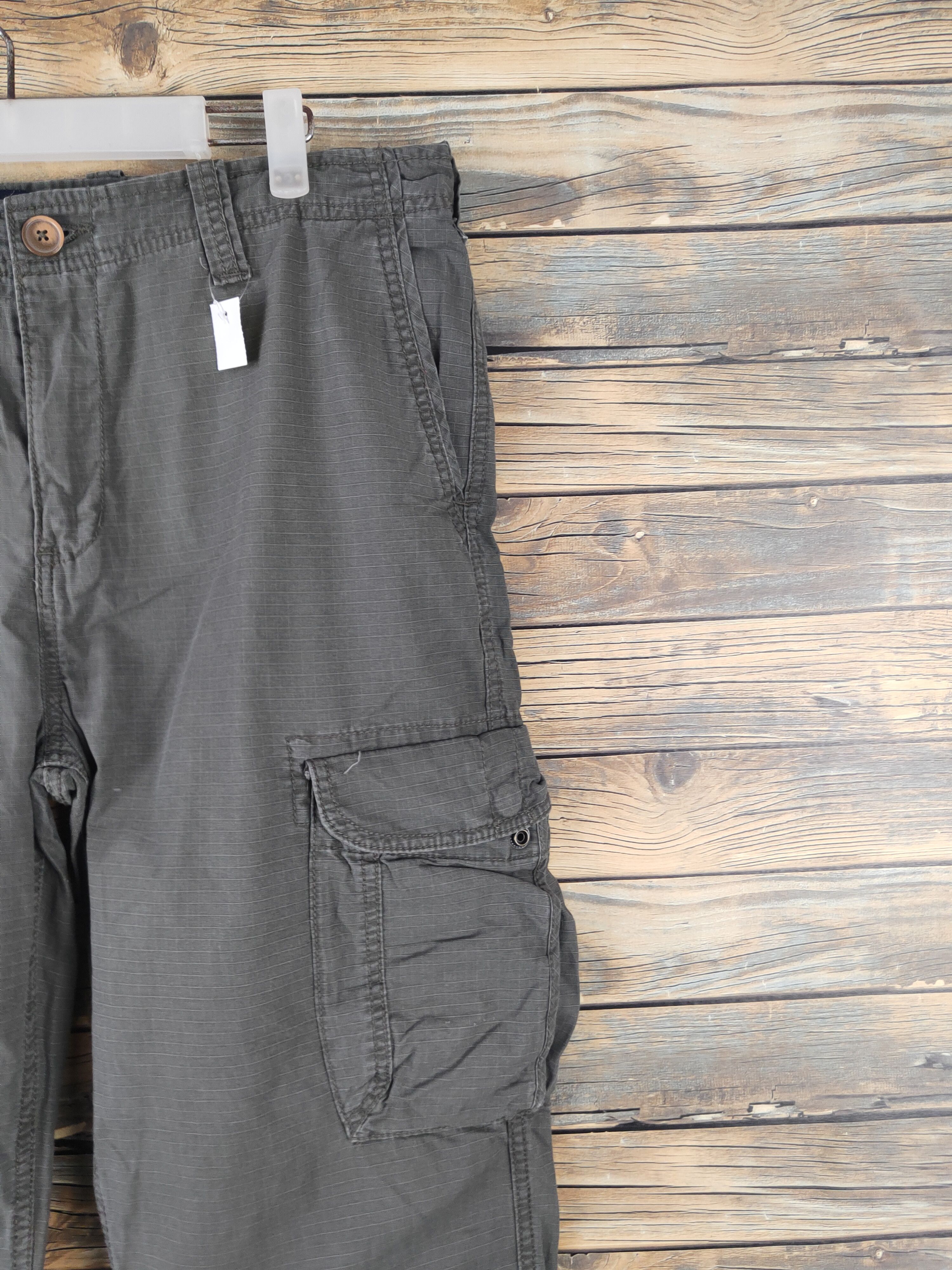 Gap DL Gap Dark Olive Multipocket Cargo Pants #2118 Size US 36 / EU 52 - 5 Thumbnail