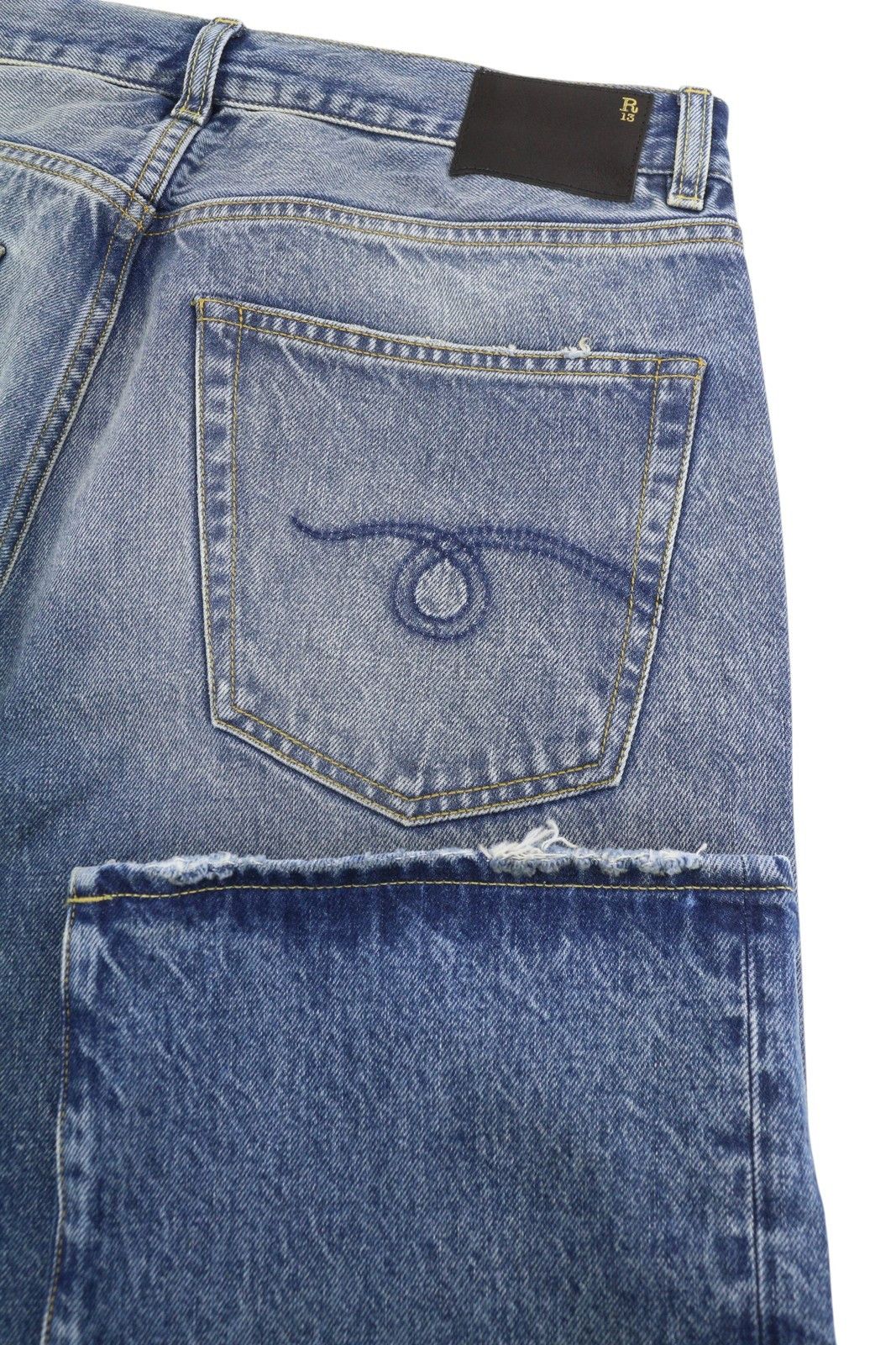 R13 CUFFED X-BF 28 Jasper Faded Blue 87196 Size 28" / US 6 / IT 42 - 5 Thumbnail