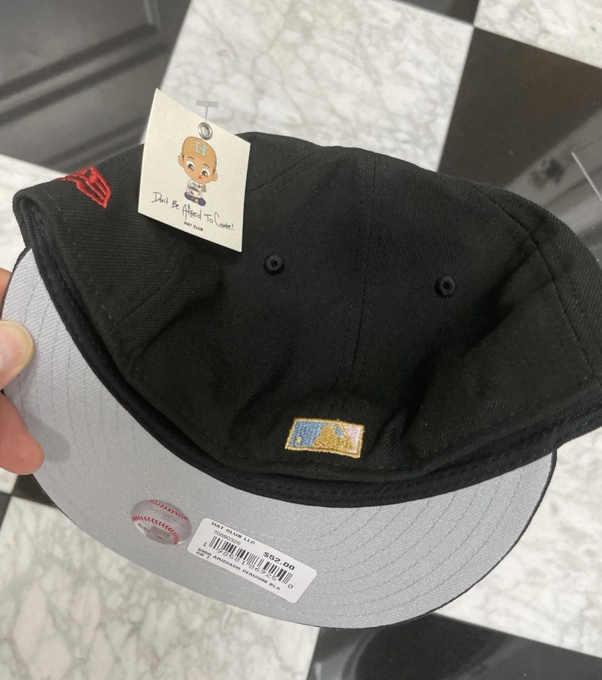 New Era Diamond backs Rhanni fitted drop with hat club size 7 Size ONE SIZE - 5 Thumbnail