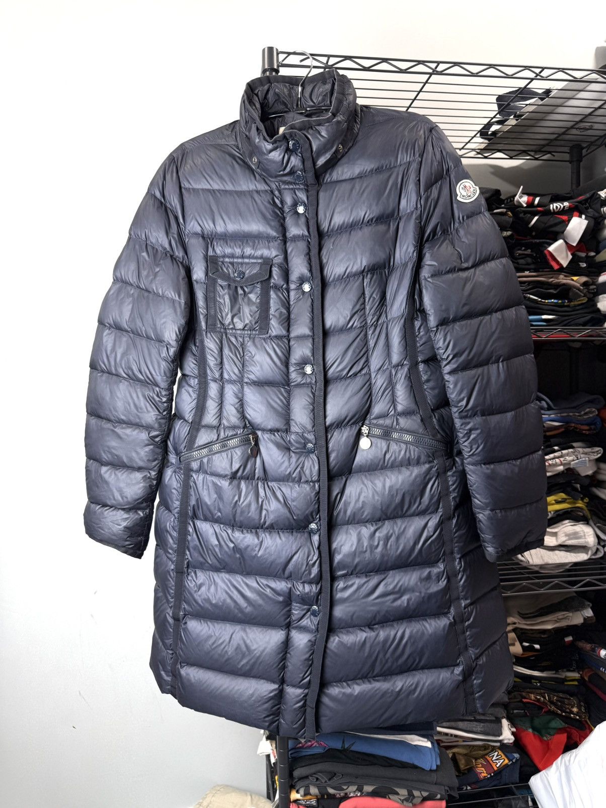 Moncler Moncler Puffer Jacket Wmns Down Jacket Size L / US 10 / IT 46 - 1 Thumbnail