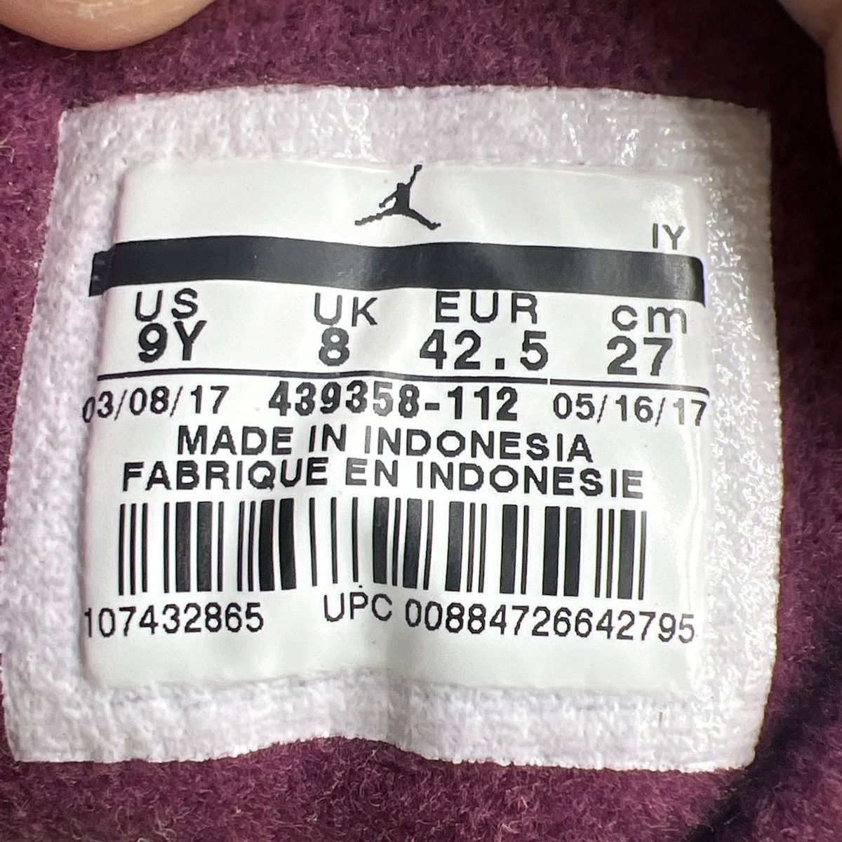 Jordan Brand Air Jordan 13 Bordeaux Size US 9 / EU 42 - 9 Thumbnail
