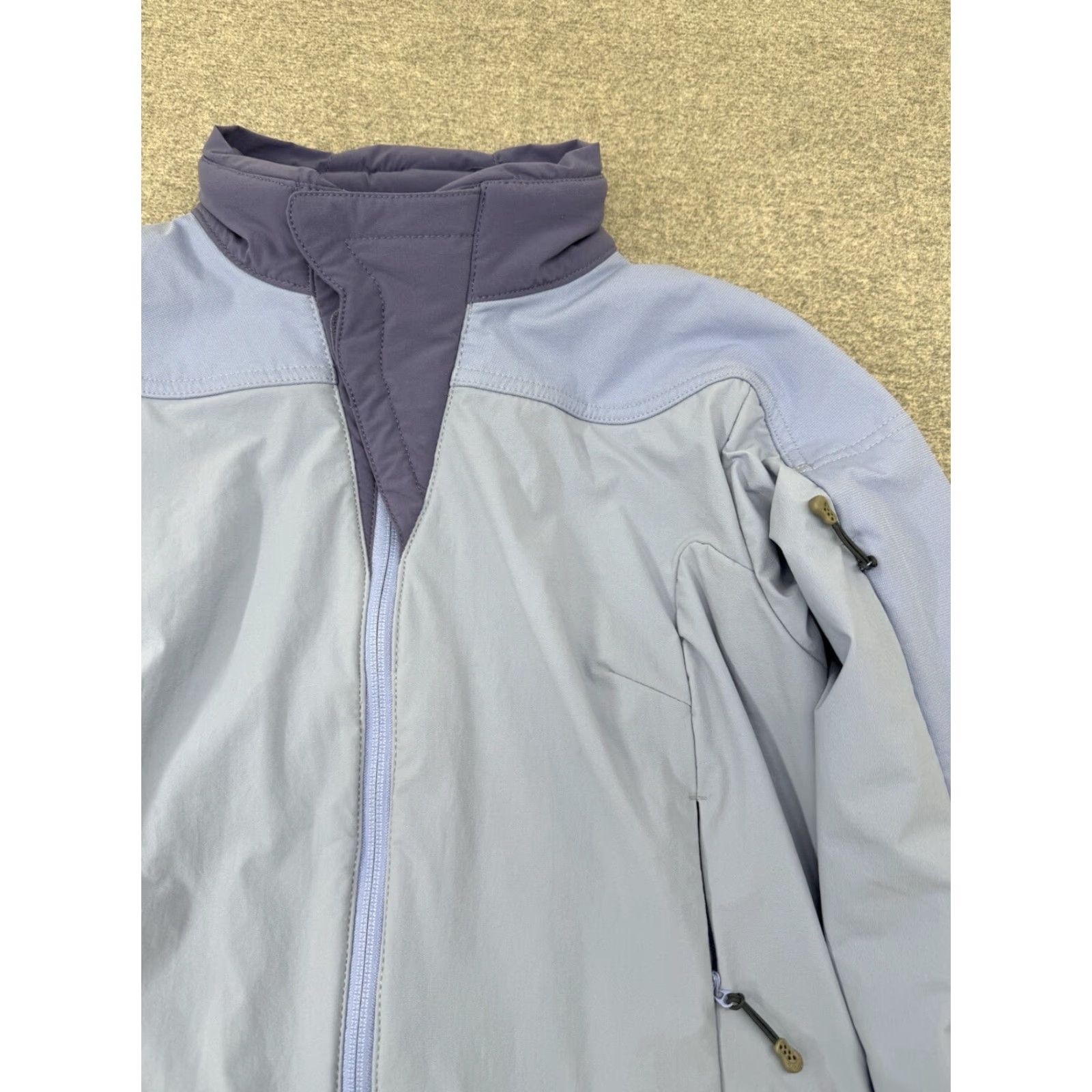 Patagonia VINTAGE Patagonia Jacket Womens Medium Blue Purple Full Zip Nylon Fleece Pocket Logo - USA, Regular Fit, Casual Travel, 90s Style Womens Size M / US 6-8 / IT 42-44 - 3 Thumbnail